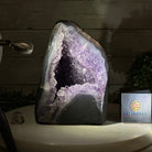 Quality Brazilian Amethyst Cathedral, 12.2 lbs & 8.8" Tall, #5601 - 1358 - Brazil GemsBrazil GemsQuality Brazilian Amethyst Cathedral, 12.2 lbs & 8.8" Tall, #5601 - 1358Cathedrals5601 - 1358