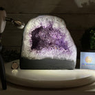 Quality Brazilian Amethyst Cathedral, 12.8 lbs & 8.1" Tall, #5601 - 1361 - Brazil GemsBrazil GemsQuality Brazilian Amethyst Cathedral, 12.8 lbs & 8.1" Tall, #5601 - 1361Cathedrals5601 - 1361