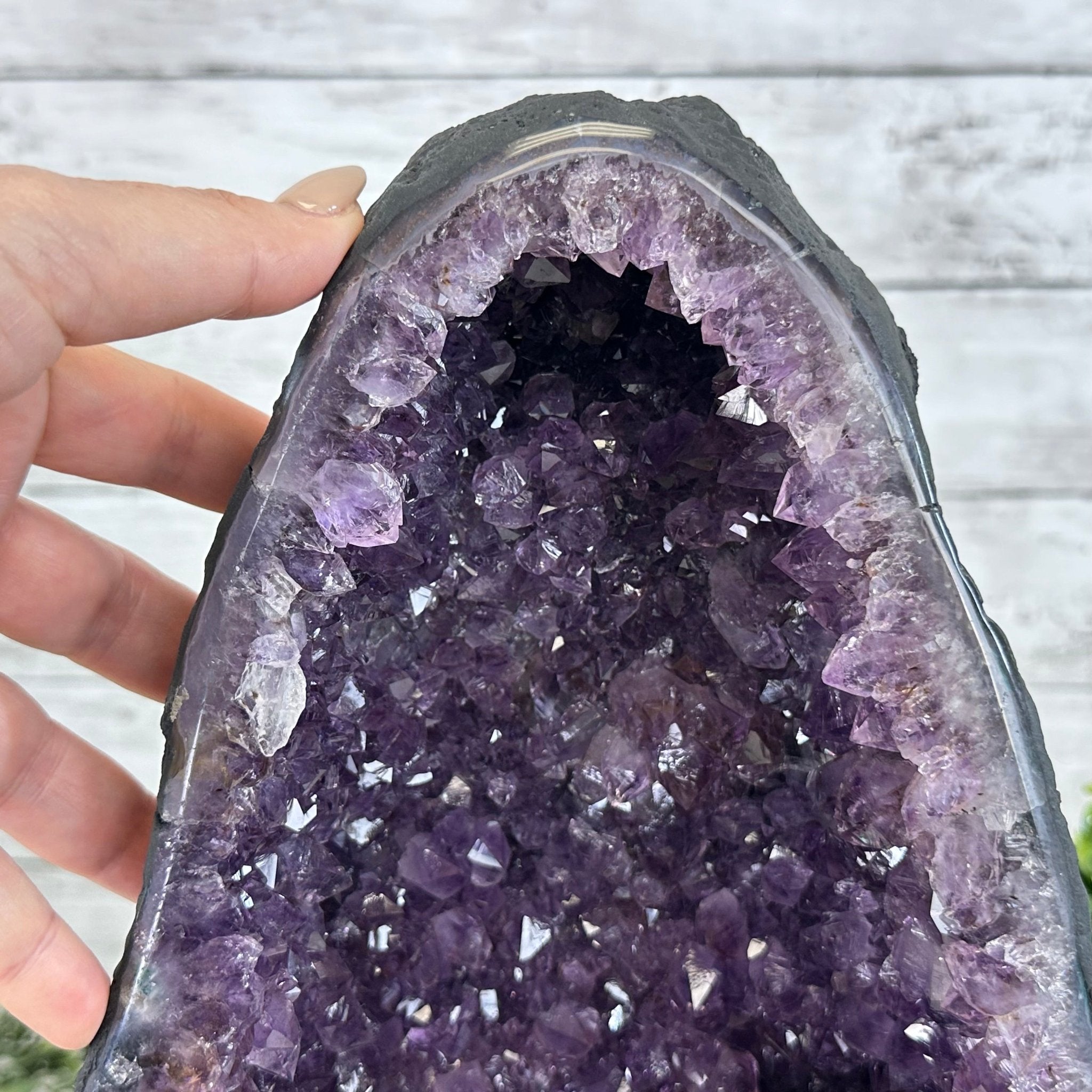 Quality Brazilian Amethyst Cathedral, 18.1 lbs & 12" Tall #5601 - 1382 - Brazil GemsBrazil GemsQuality Brazilian Amethyst Cathedral, 18.1 lbs & 12" Tall #5601 - 1382Cathedrals5601 - 1382