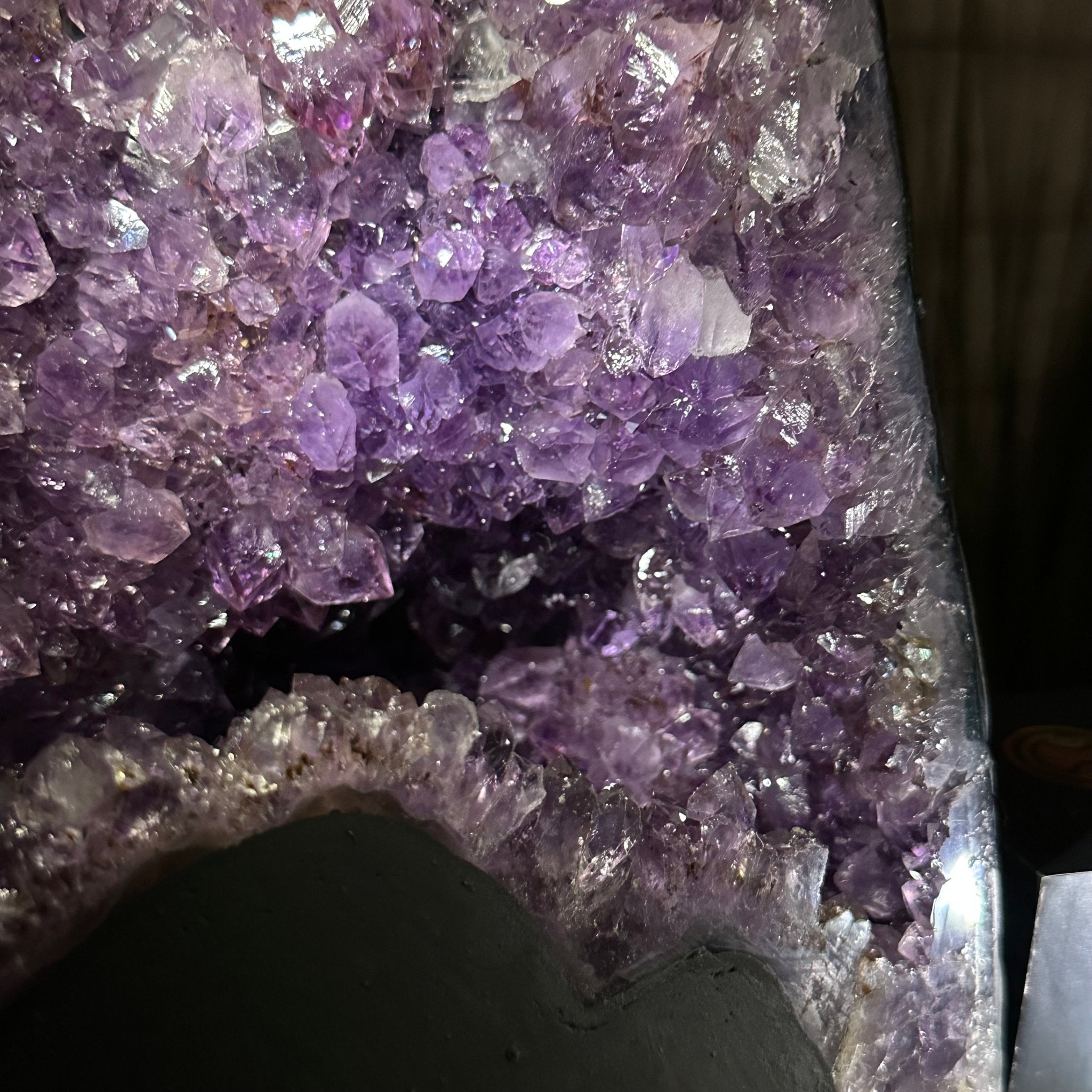 Quality Brazilian Amethyst Cathedral, 18.1 lbs & 12" Tall #5601 - 1382 - Brazil GemsBrazil GemsQuality Brazilian Amethyst Cathedral, 18.1 lbs & 12" Tall #5601 - 1382Cathedrals5601 - 1382