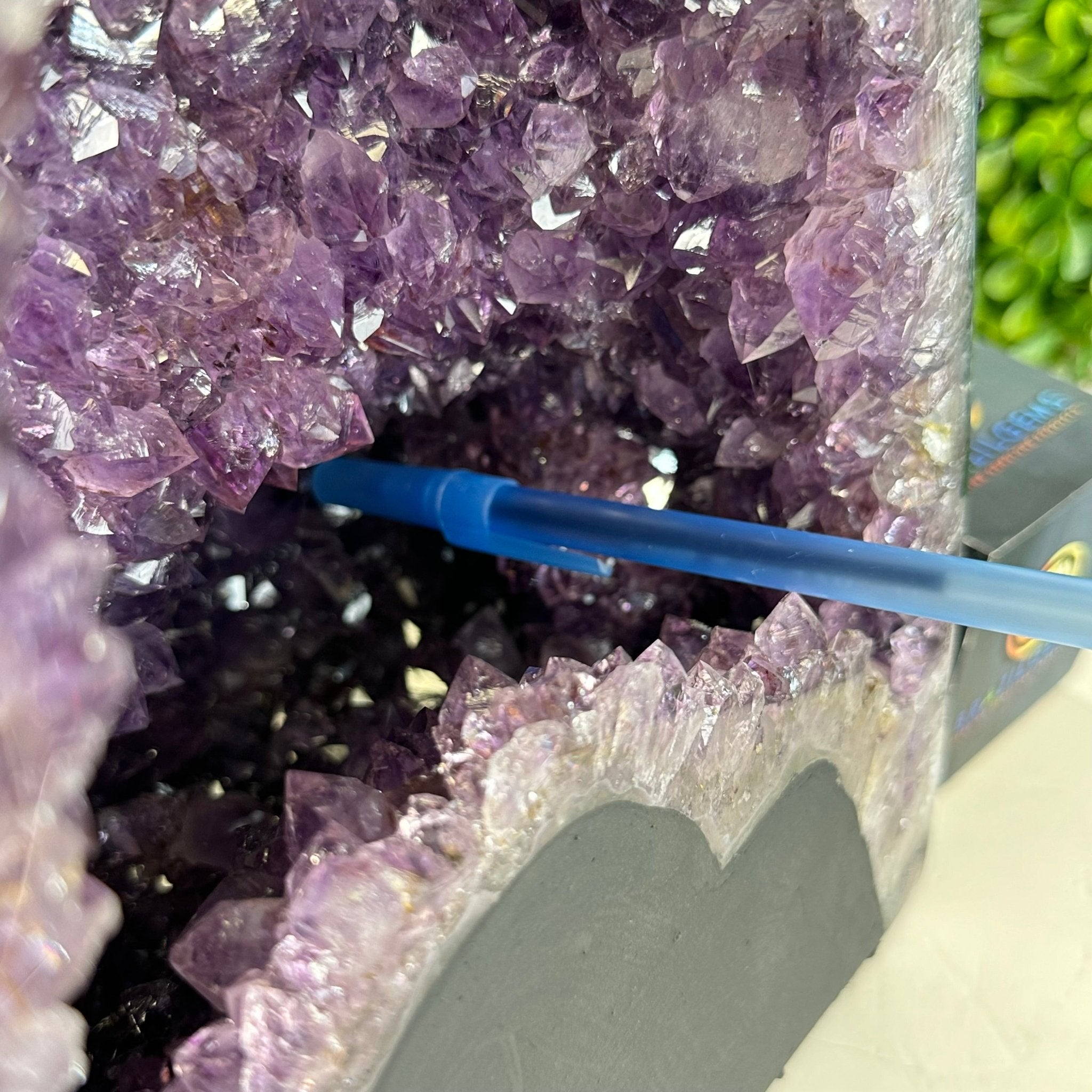 Quality Brazilian Amethyst Cathedral, 18.1 lbs & 12" Tall #5601 - 1382 - Brazil GemsBrazil GemsQuality Brazilian Amethyst Cathedral, 18.1 lbs & 12" Tall #5601 - 1382Cathedrals5601 - 1382