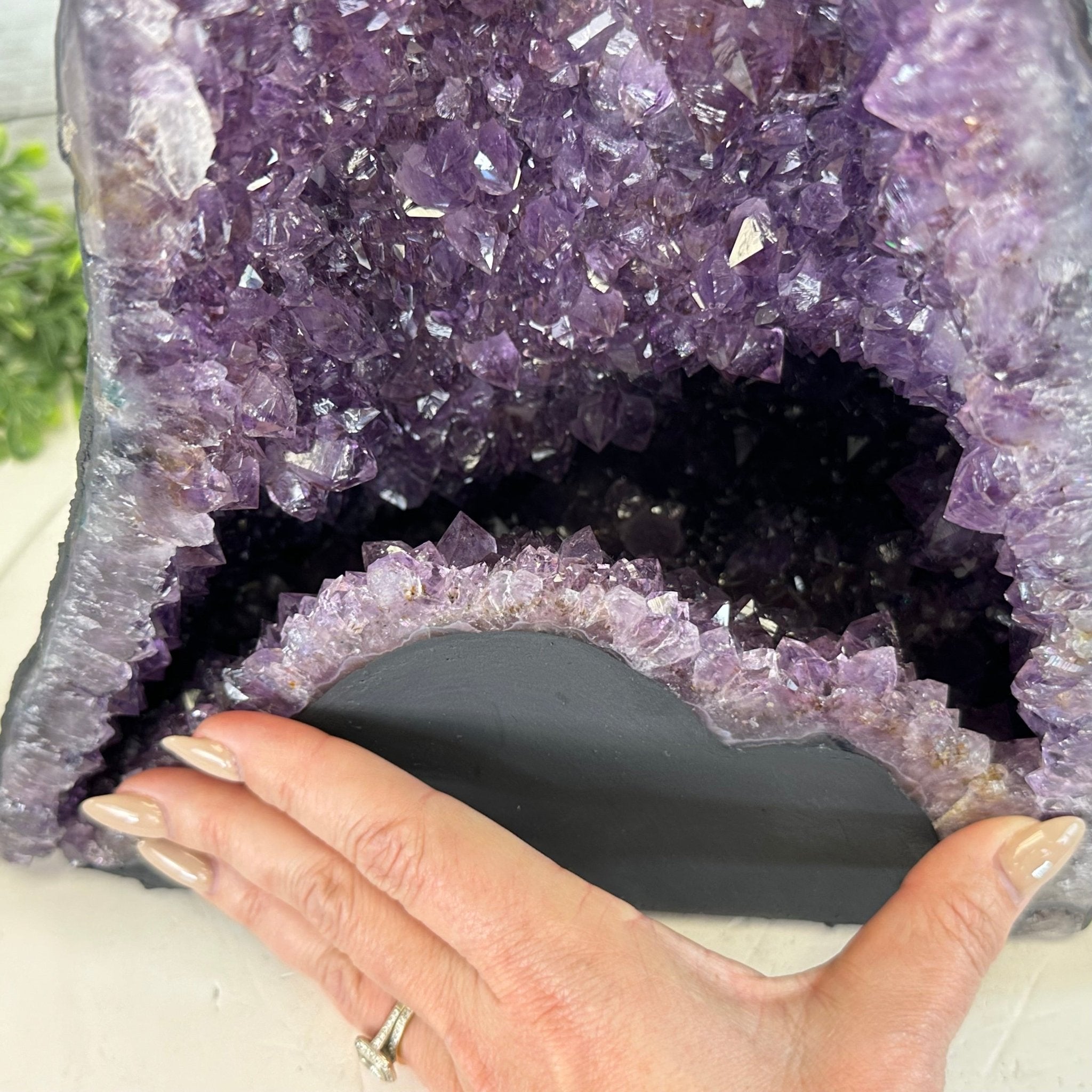 Quality Brazilian Amethyst Cathedral, 18.1 lbs & 12" Tall #5601 - 1382 - Brazil GemsBrazil GemsQuality Brazilian Amethyst Cathedral, 18.1 lbs & 12" Tall #5601 - 1382Cathedrals5601 - 1382
