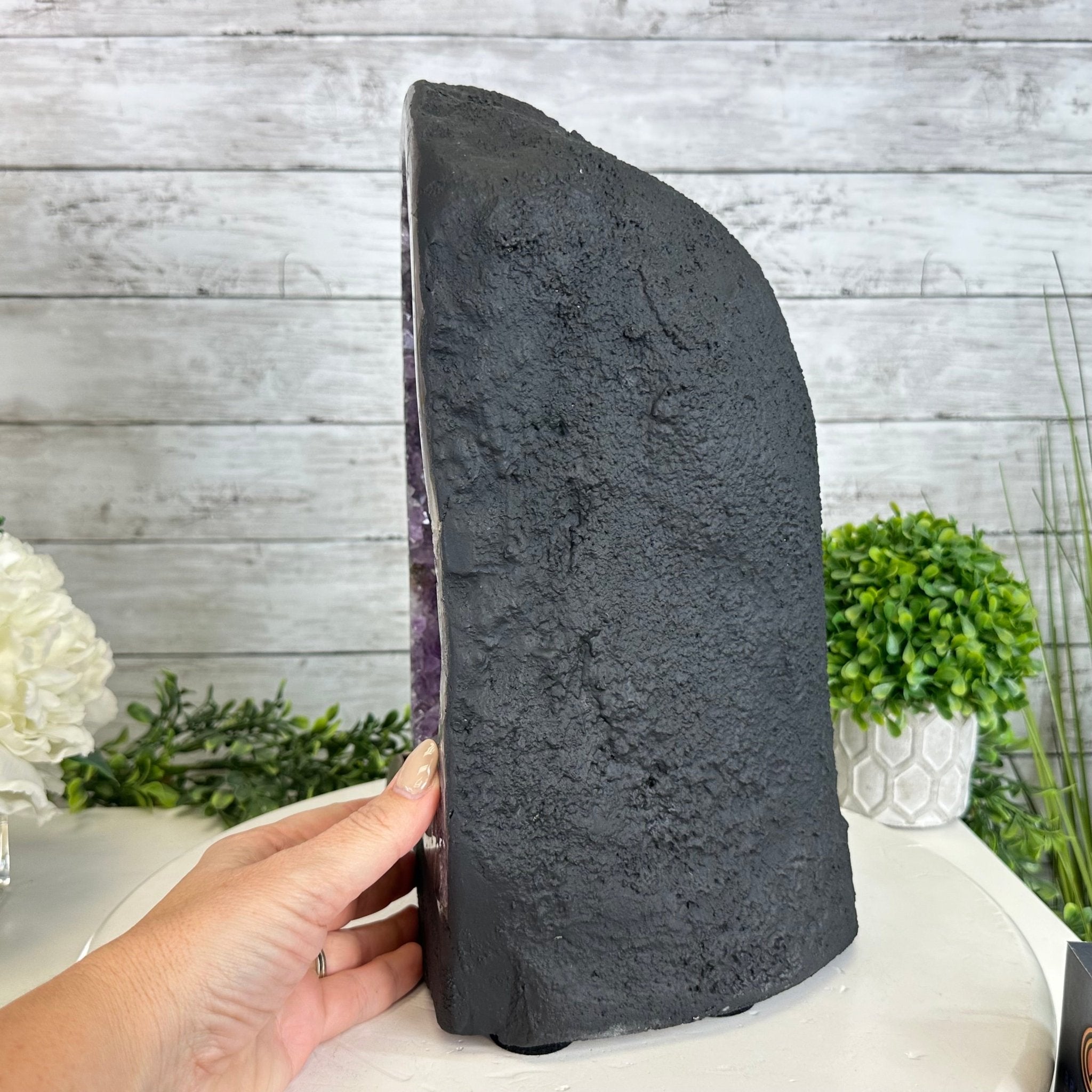 Quality Brazilian Amethyst Cathedral, 29.9 lbs & 13.1" Tall, #5601 - 1402 - Brazil GemsBrazil GemsQuality Brazilian Amethyst Cathedral, 29.9 lbs & 13.1" Tall, #5601 - 1402Cathedrals5601 - 1402