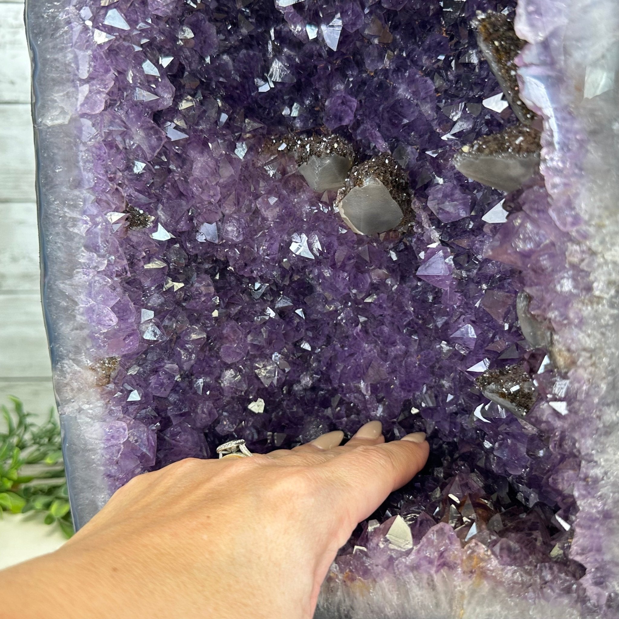 Quality Brazilian Amethyst Cathedral, 29.9 lbs & 13.1" Tall, #5601 - 1402 - Brazil GemsBrazil GemsQuality Brazilian Amethyst Cathedral, 29.9 lbs & 13.1" Tall, #5601 - 1402Cathedrals5601 - 1402