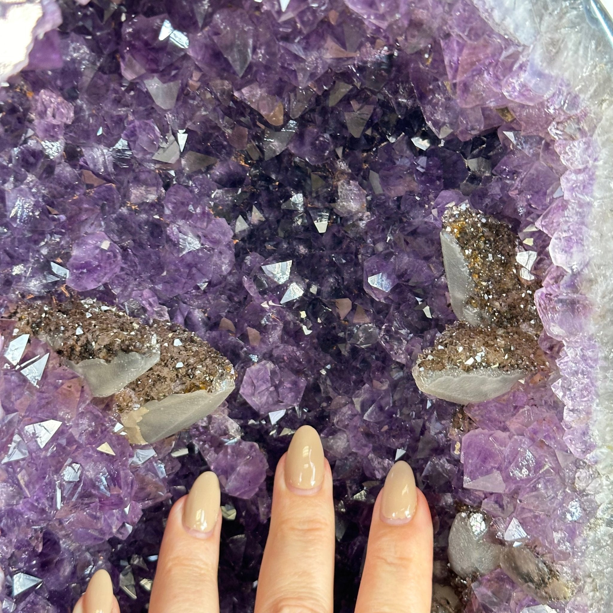 Quality Brazilian Amethyst Cathedral, 29.9 lbs & 13.1" Tall, #5601 - 1402 - Brazil GemsBrazil GemsQuality Brazilian Amethyst Cathedral, 29.9 lbs & 13.1" Tall, #5601 - 1402Cathedrals5601 - 1402