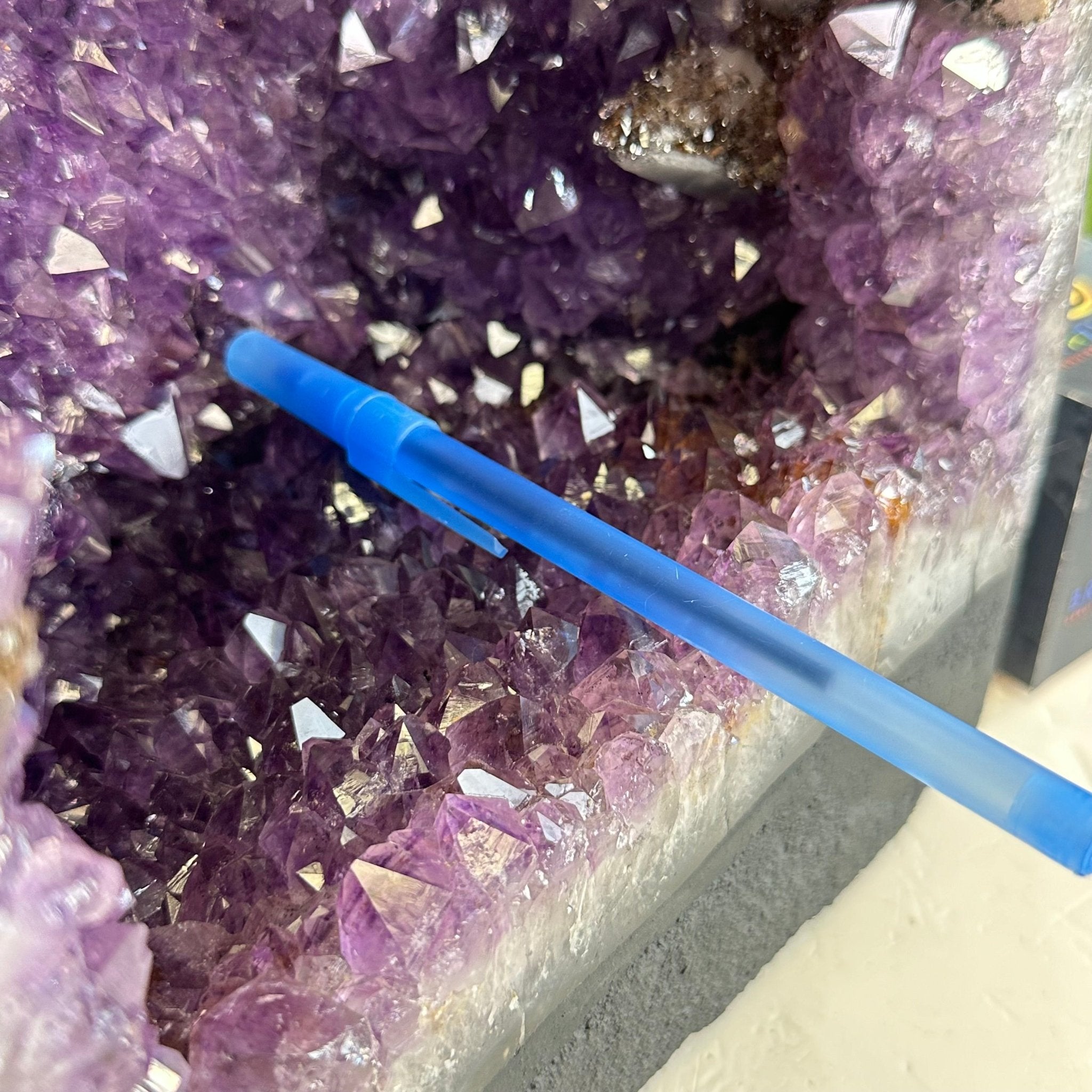 Quality Brazilian Amethyst Cathedral, 29.9 lbs & 13.1" Tall, #5601 - 1402 - Brazil GemsBrazil GemsQuality Brazilian Amethyst Cathedral, 29.9 lbs & 13.1" Tall, #5601 - 1402Cathedrals5601 - 1402