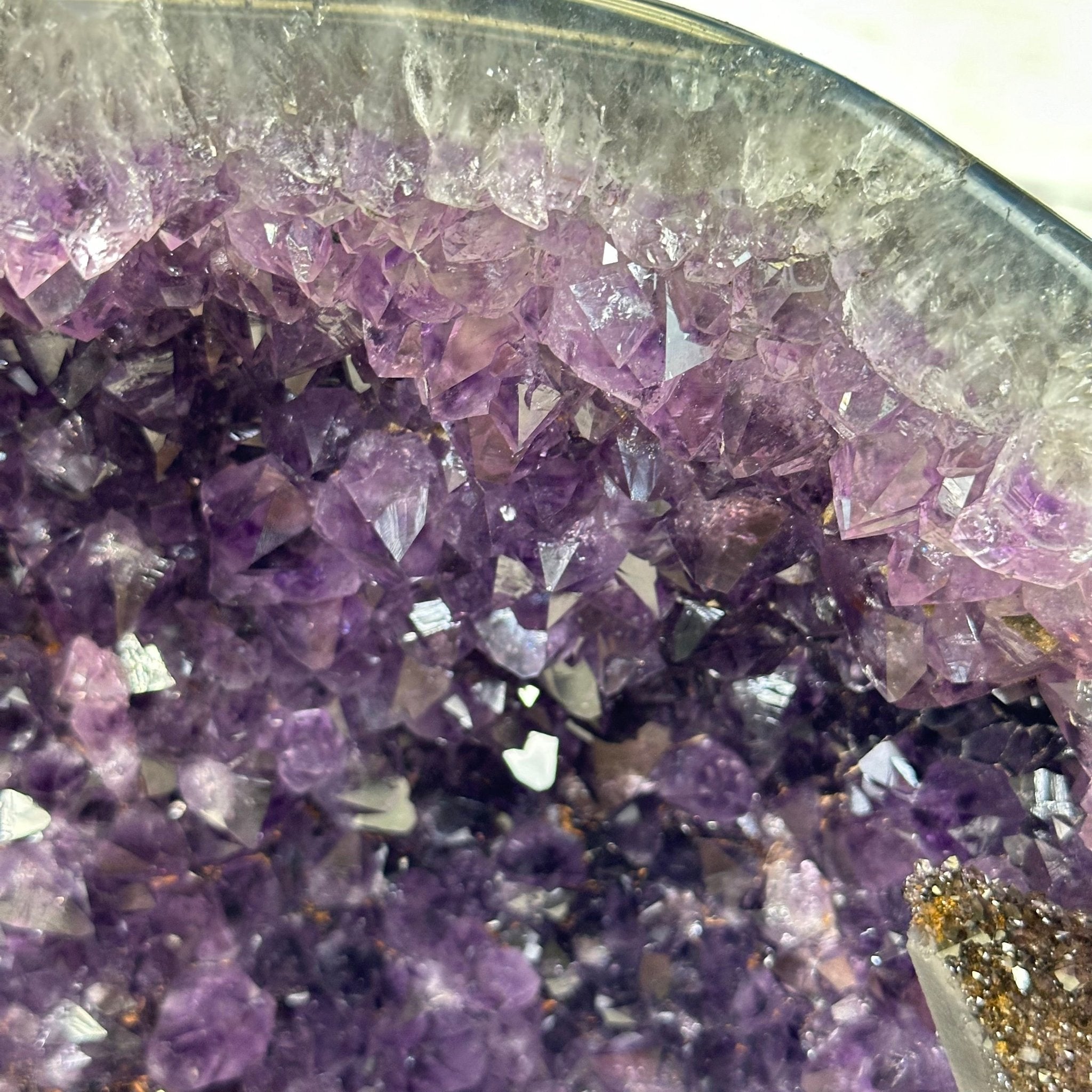 Quality Brazilian Amethyst Cathedral, 29.9 lbs & 13.1" Tall, #5601 - 1402 - Brazil GemsBrazil GemsQuality Brazilian Amethyst Cathedral, 29.9 lbs & 13.1" Tall, #5601 - 1402Cathedrals5601 - 1402