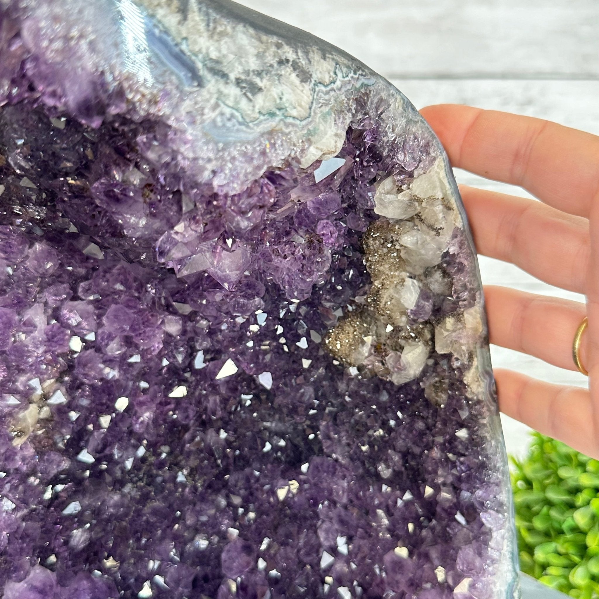 Quality Brazilian Amethyst Cathedral, 30.1 lbs & 12.3" Tall, #5601 - 1404 - Brazil GemsBrazil GemsQuality Brazilian Amethyst Cathedral, 30.1 lbs & 12.3" Tall, #5601 - 1404Cathedrals5601 - 1404