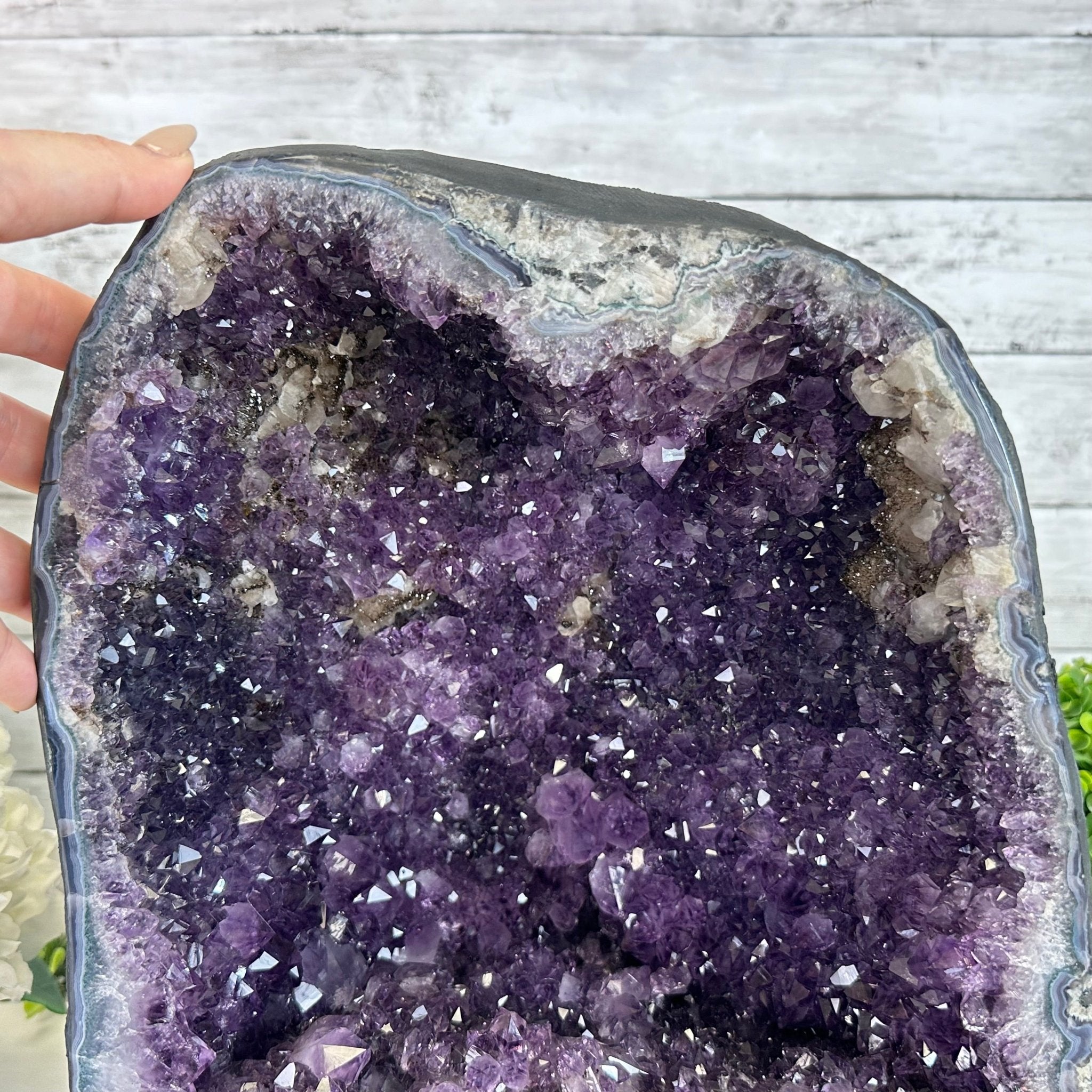 Quality Brazilian Amethyst Cathedral, 30.1 lbs & 12.3" Tall, #5601 - 1404 - Brazil GemsBrazil GemsQuality Brazilian Amethyst Cathedral, 30.1 lbs & 12.3" Tall, #5601 - 1404Cathedrals5601 - 1404