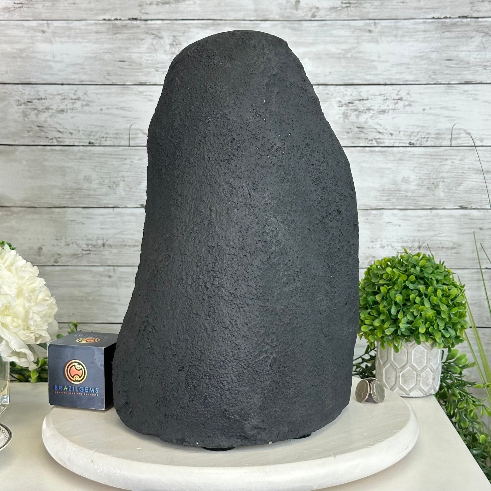 Quality Brazilian Amethyst Cathedral, 30.3 lbs & 14.9" Tall, #5601 - 1405 - Brazil GemsBrazil GemsQuality Brazilian Amethyst Cathedral, 30.3 lbs & 14.9" Tall, #5601 - 1405Cathedrals5601 - 1405