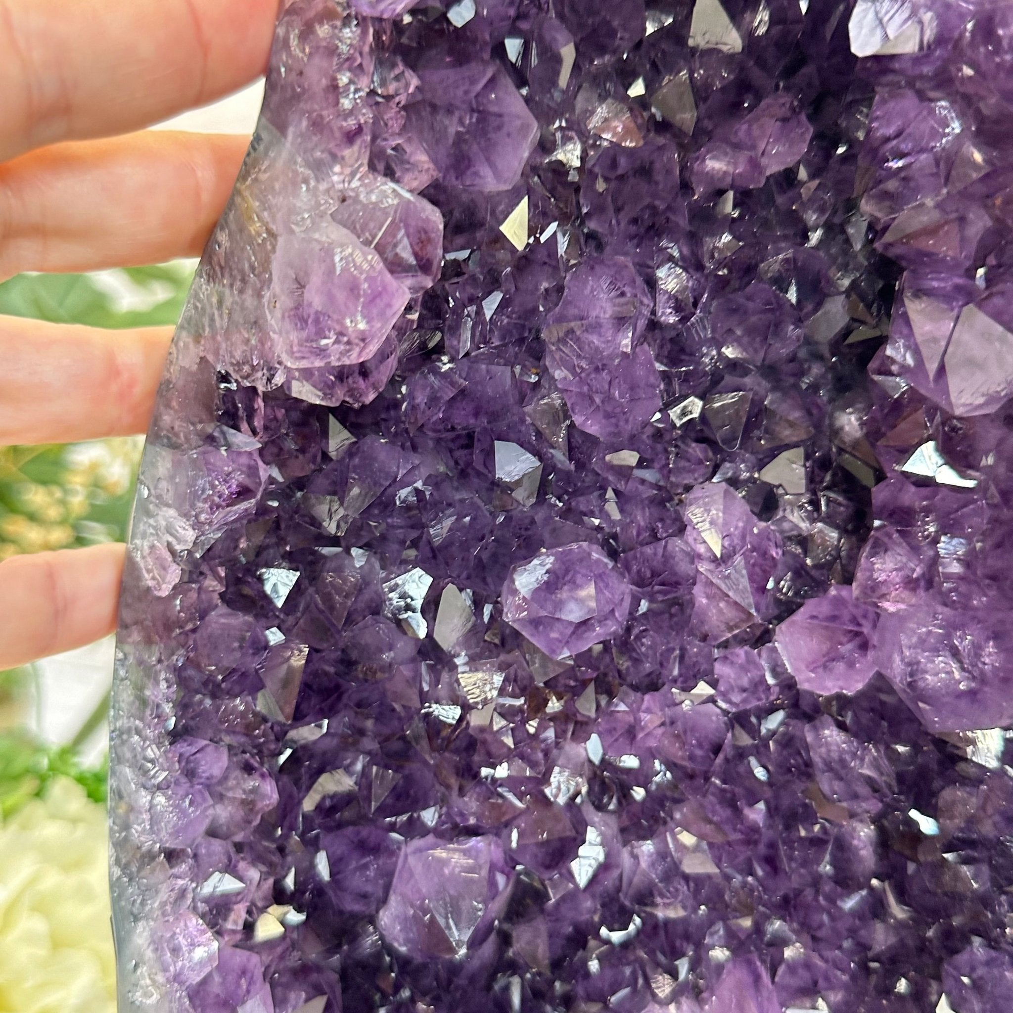 Quality Brazilian Amethyst Cathedral, 30.3 lbs & 14.9" Tall, #5601 - 1405 - Brazil GemsBrazil GemsQuality Brazilian Amethyst Cathedral, 30.3 lbs & 14.9" Tall, #5601 - 1405Cathedrals5601 - 1405