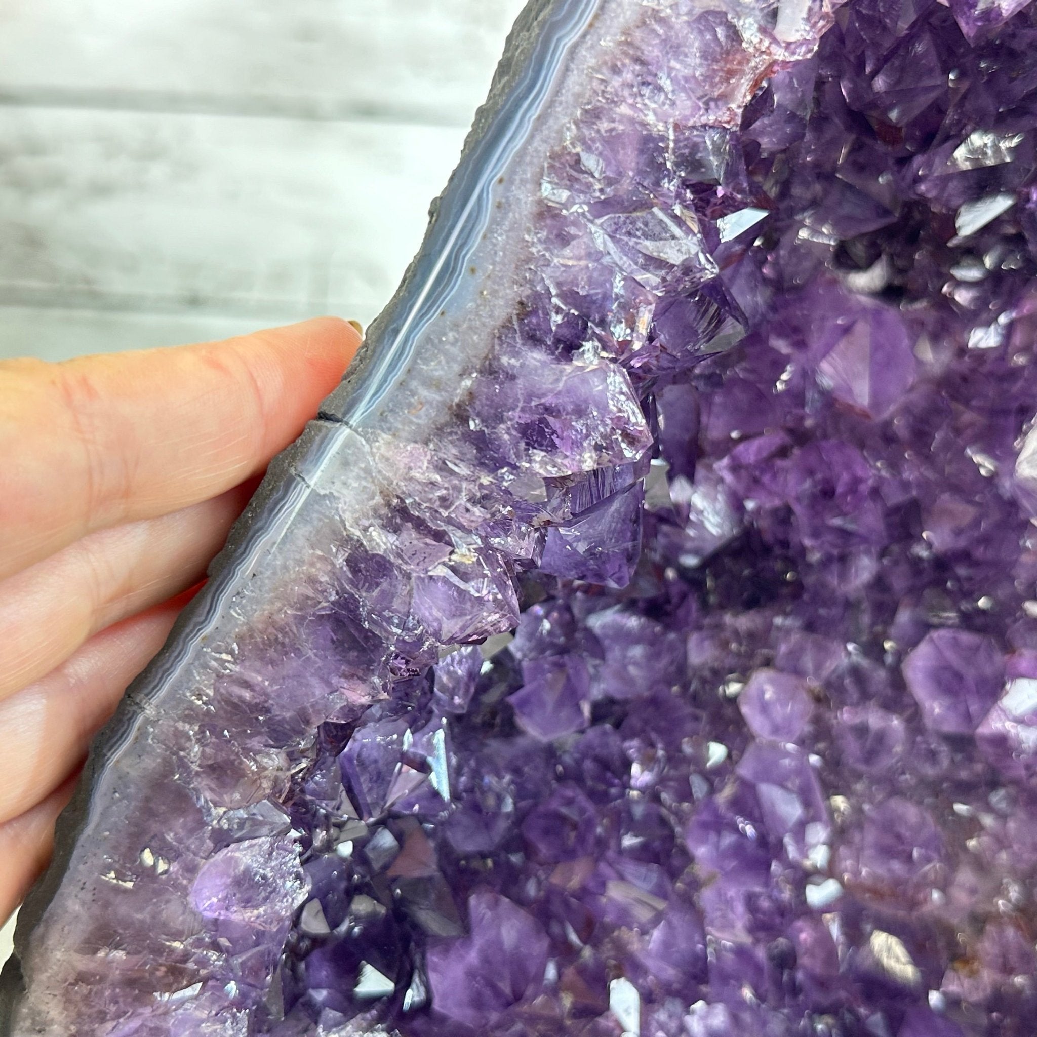 Quality Brazilian Amethyst Cathedral, 30.6 lbs & 12.9" Tall, #5601 - 1406 - Brazil GemsBrazil GemsQuality Brazilian Amethyst Cathedral, 30.6 lbs & 12.9" Tall, #5601 - 1406Cathedrals5601 - 1406