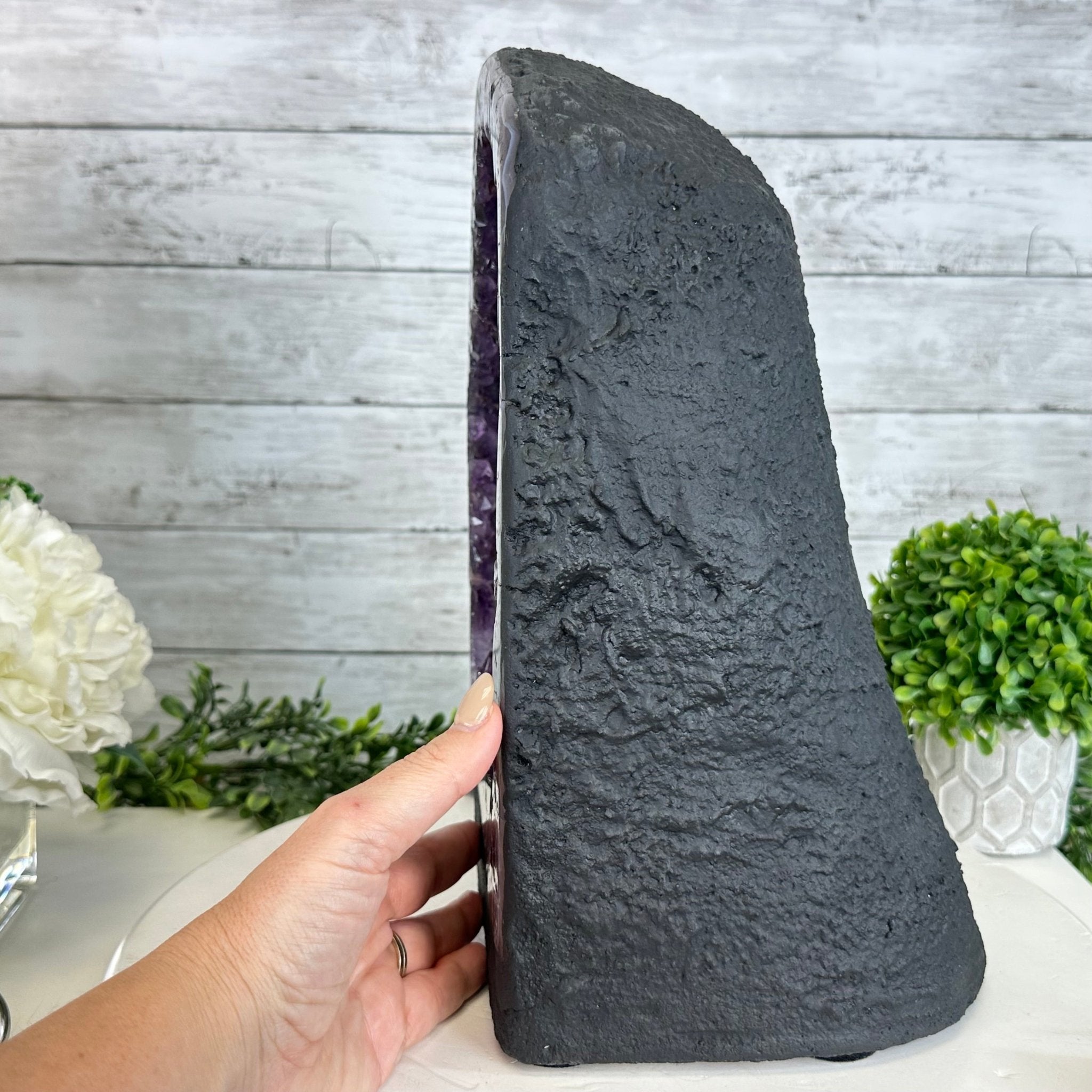 Quality Brazilian Amethyst Cathedral, 30.6 lbs & 12.9" Tall, #5601 - 1406 - Brazil GemsBrazil GemsQuality Brazilian Amethyst Cathedral, 30.6 lbs & 12.9" Tall, #5601 - 1406Cathedrals5601 - 1406