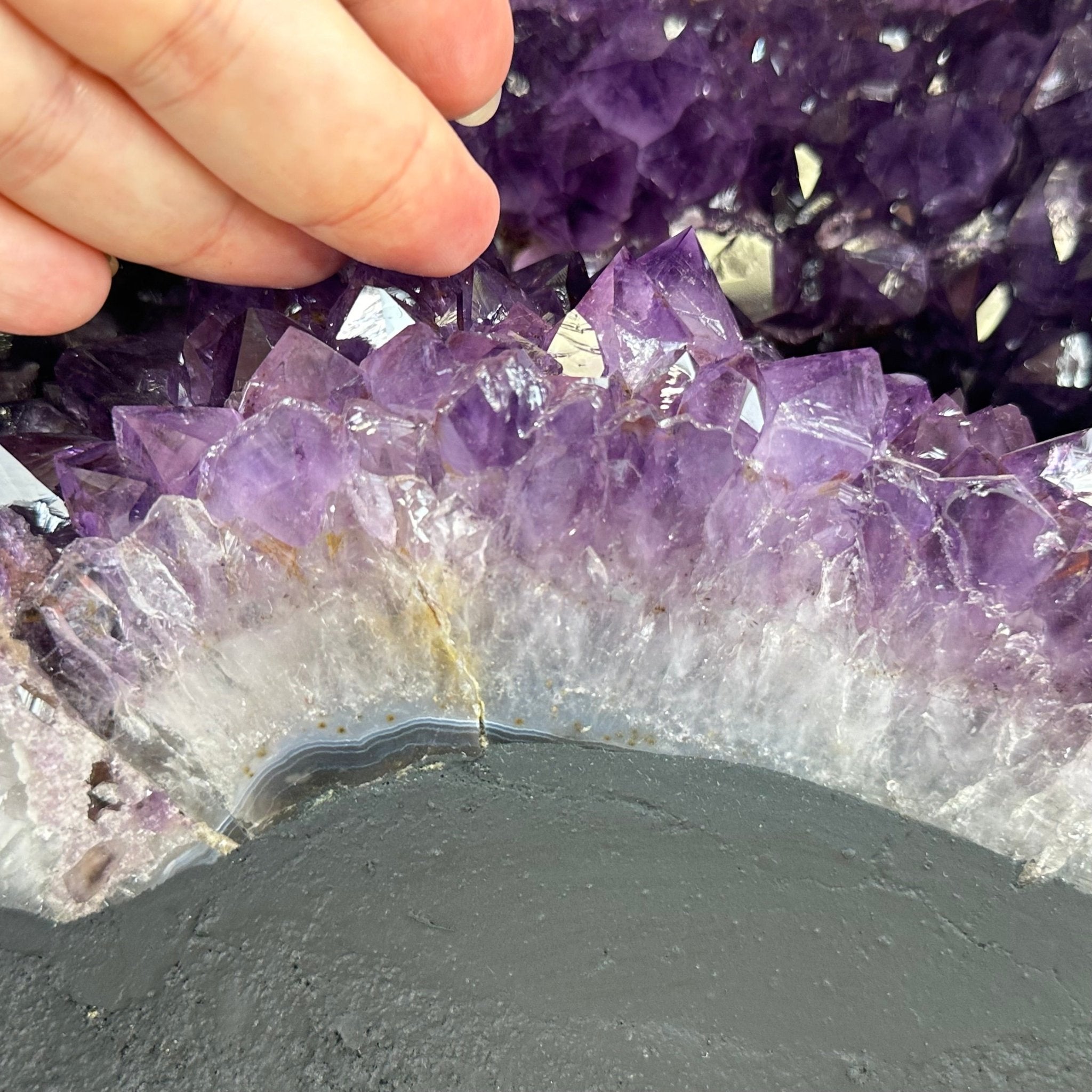 Quality Brazilian Amethyst Cathedral, 30.6 lbs & 12.9" Tall, #5601 - 1406 - Brazil GemsBrazil GemsQuality Brazilian Amethyst Cathedral, 30.6 lbs & 12.9" Tall, #5601 - 1406Cathedrals5601 - 1406