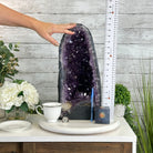 Quality Brazilian Amethyst Cathedral, 33.3 lbs & 17.2" Tall, #5601 - 1410 - Brazil GemsBrazil GemsQuality Brazilian Amethyst Cathedral, 33.3 lbs & 17.2" Tall, #5601 - 1410Cathedrals5601 - 1410