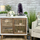 Quality Brazilian Amethyst Cathedral, 33.3 lbs & 17.2" Tall, #5601 - 1410 - Brazil GemsBrazil GemsQuality Brazilian Amethyst Cathedral, 33.3 lbs & 17.2" Tall, #5601 - 1410Cathedrals5601 - 1410