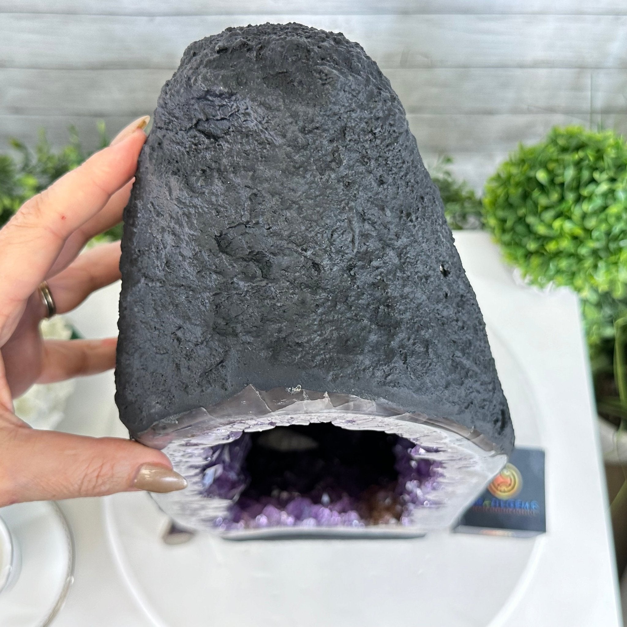 Quality Brazilian Amethyst Cathedral, 40.1 lbs & 19.8" Tall, #5601 - 1412 - Brazil GemsBrazil GemsQuality Brazilian Amethyst Cathedral, 40.1 lbs & 19.8" Tall, #5601 - 1412Cathedrals5601 - 1412