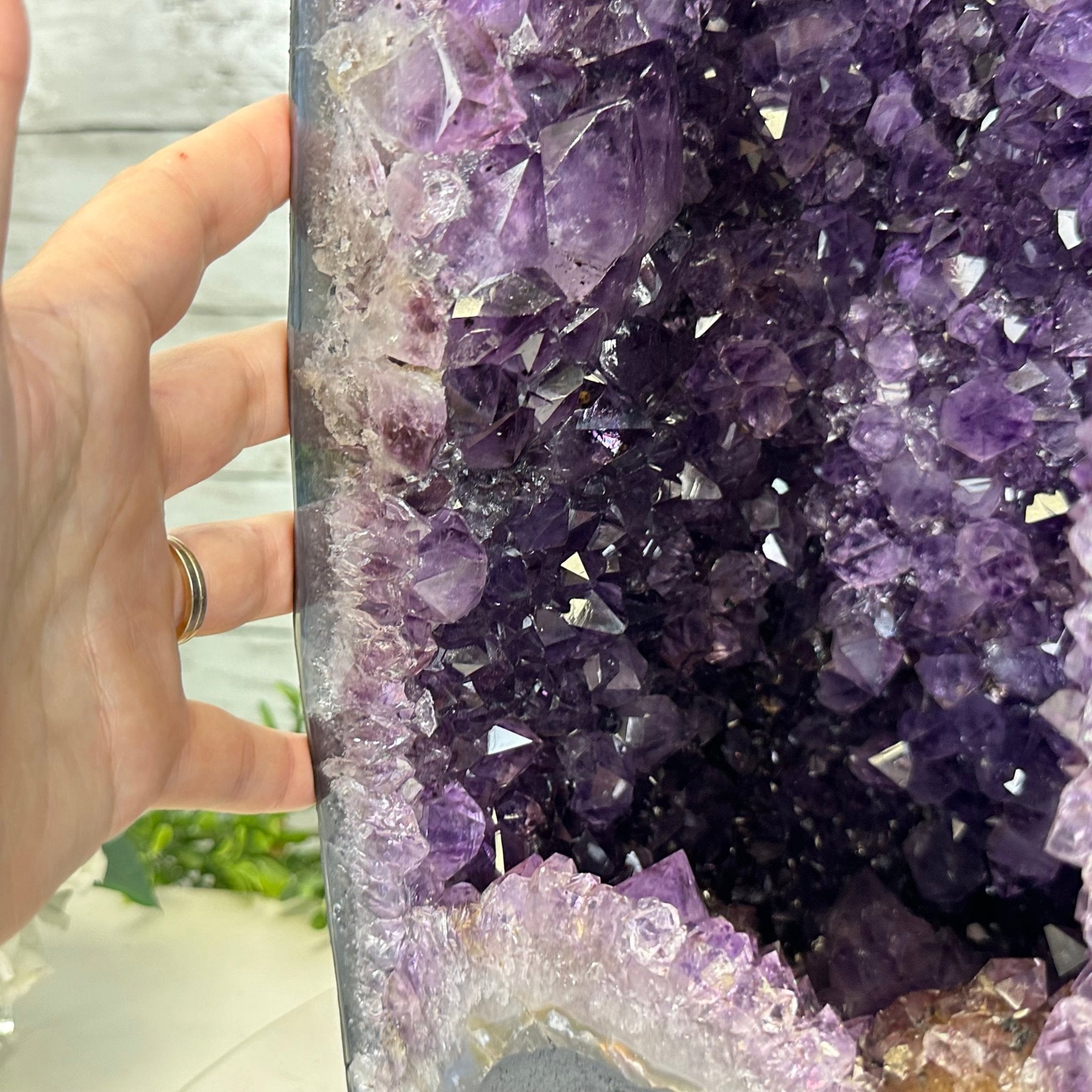 Quality Brazilian Amethyst Cathedral, 40.1 lbs & 19.8" Tall, #5601 - 1412 - Brazil GemsBrazil GemsQuality Brazilian Amethyst Cathedral, 40.1 lbs & 19.8" Tall, #5601 - 1412Cathedrals5601 - 1412