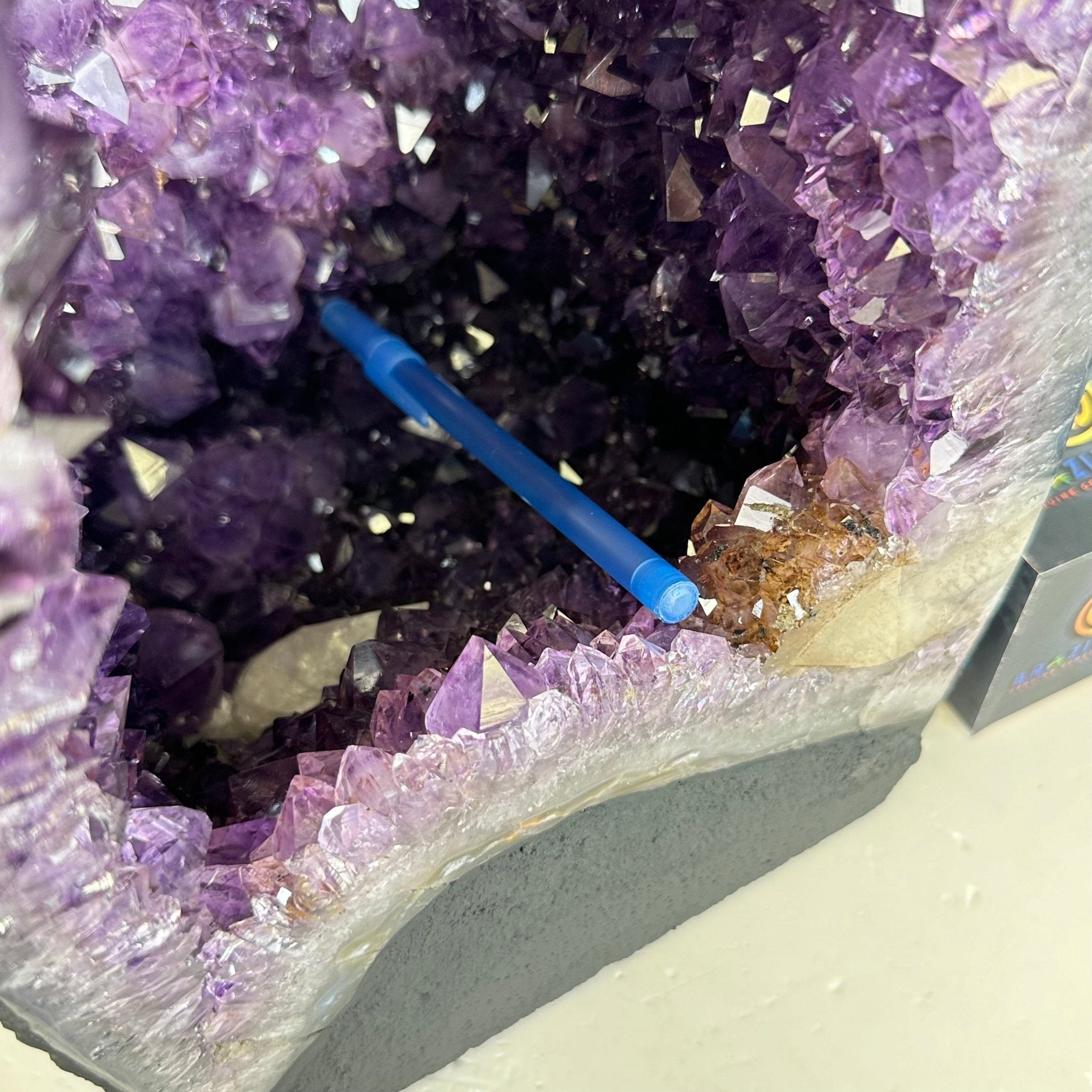 Quality Brazilian Amethyst Cathedral, 40.1 lbs & 19.8" Tall, #5601 - 1412 - Brazil GemsBrazil GemsQuality Brazilian Amethyst Cathedral, 40.1 lbs & 19.8" Tall, #5601 - 1412Cathedrals5601 - 1412