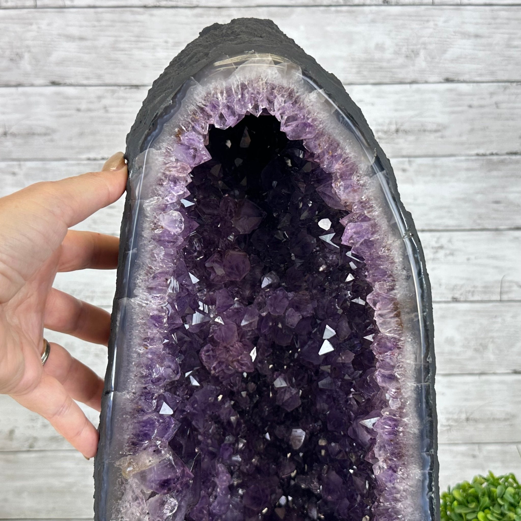 Quality Brazilian Amethyst Cathedral, 40.1 lbs & 19.8" Tall, #5601 - 1412 - Brazil GemsBrazil GemsQuality Brazilian Amethyst Cathedral, 40.1 lbs & 19.8" Tall, #5601 - 1412Cathedrals5601 - 1412