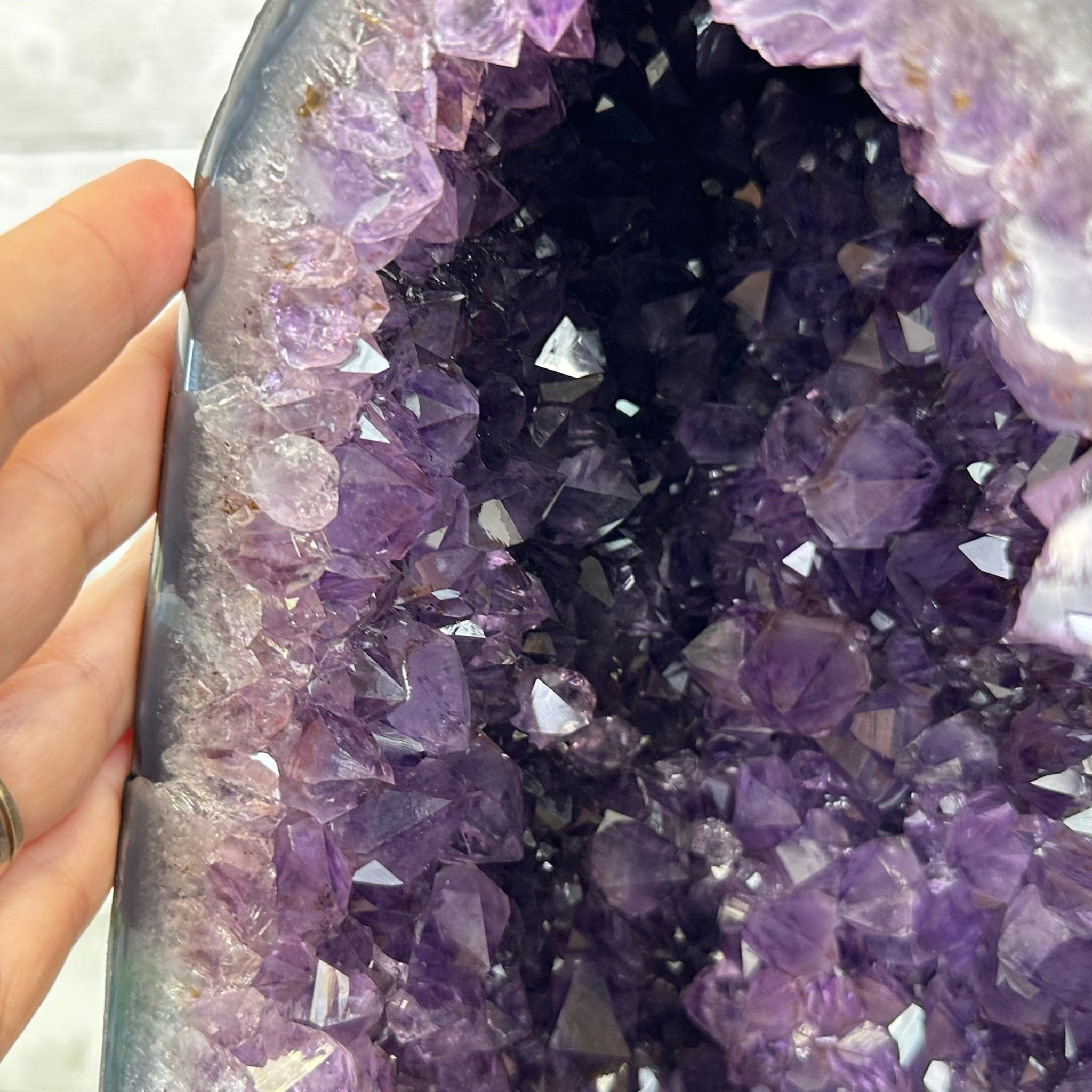 Quality Brazilian Amethyst Cathedral, 40.1 lbs & 19.8" Tall, #5601 - 1412 - Brazil GemsBrazil GemsQuality Brazilian Amethyst Cathedral, 40.1 lbs & 19.8" Tall, #5601 - 1412Cathedrals5601 - 1412