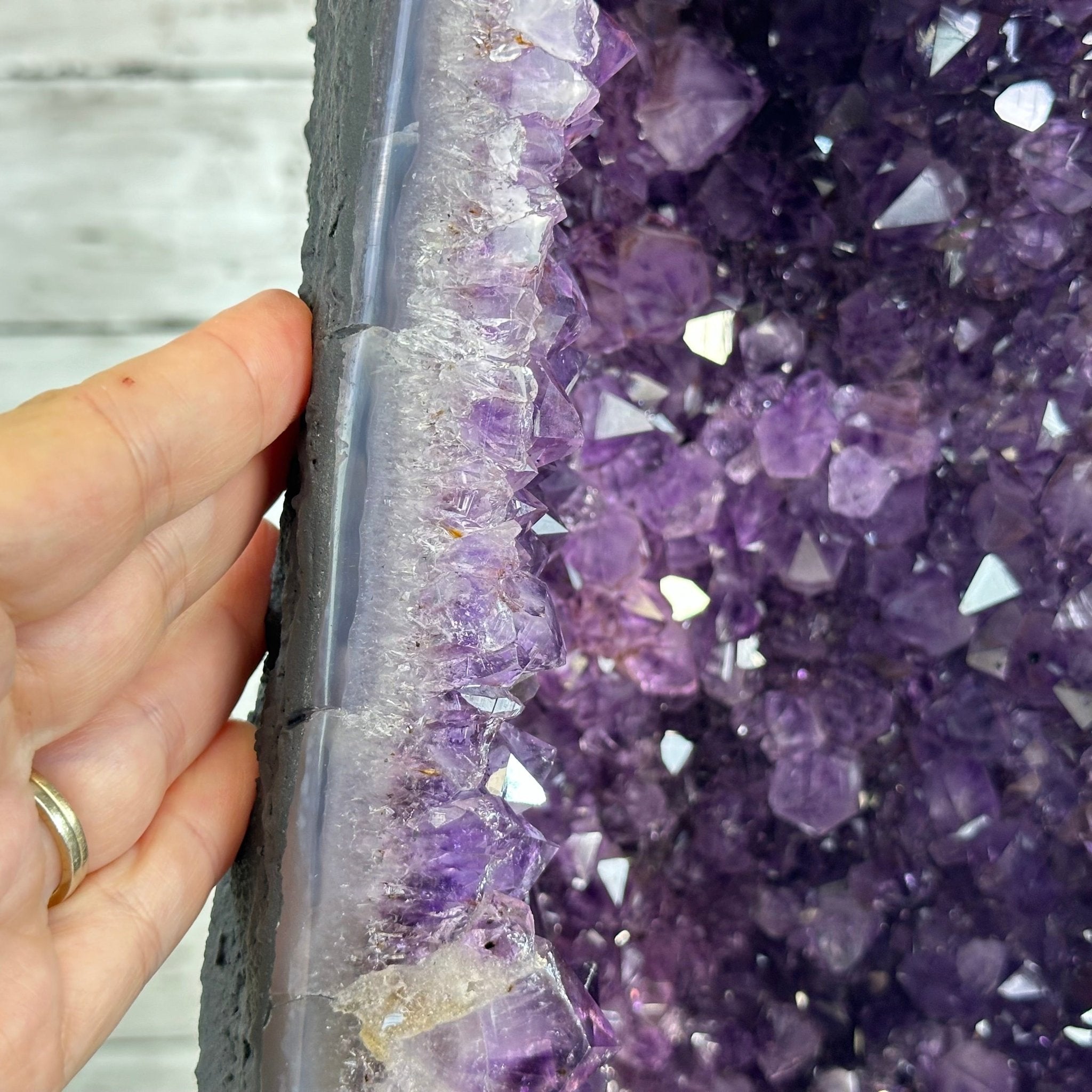 Quality Brazilian Amethyst Cathedral, 40.1 lbs & 19.8" Tall, #5601 - 1412 - Brazil GemsBrazil GemsQuality Brazilian Amethyst Cathedral, 40.1 lbs & 19.8" Tall, #5601 - 1412Cathedrals5601 - 1412