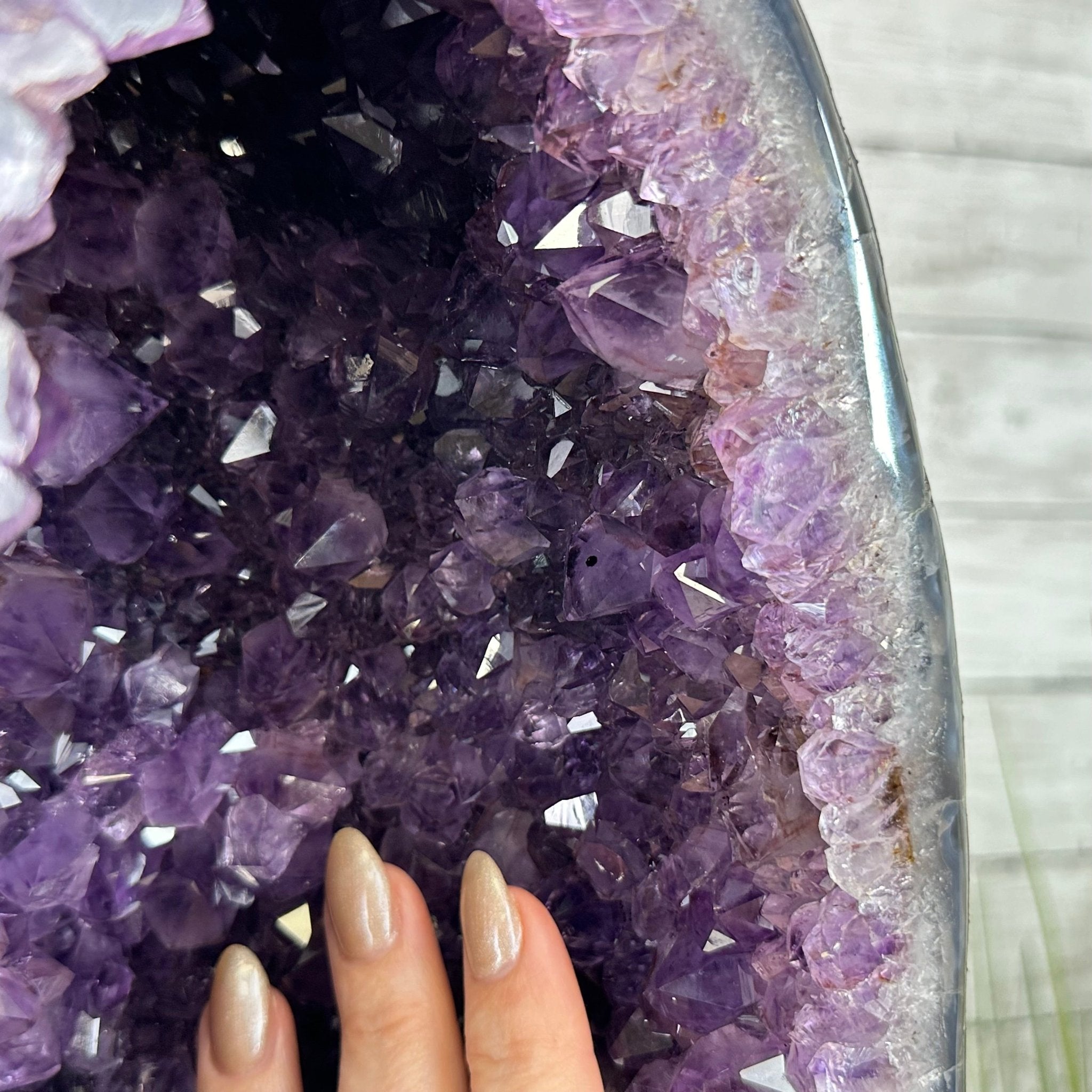 Quality Brazilian Amethyst Cathedral, 40.1 lbs & 19.8" Tall, #5601 - 1412 - Brazil GemsBrazil GemsQuality Brazilian Amethyst Cathedral, 40.1 lbs & 19.8" Tall, #5601 - 1412Cathedrals5601 - 1412