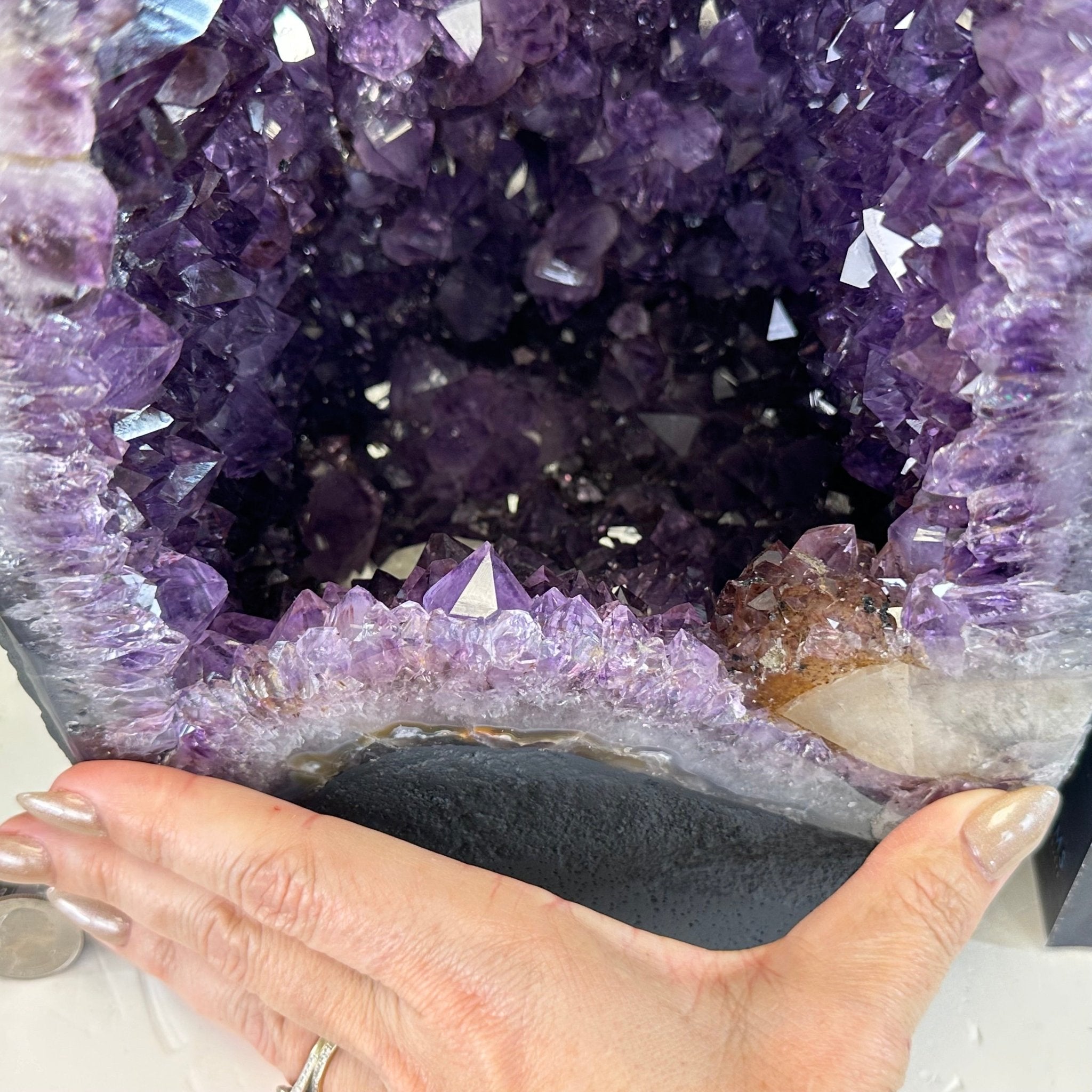 Quality Brazilian Amethyst Cathedral, 40.1 lbs & 19.8" Tall, #5601 - 1412 - Brazil GemsBrazil GemsQuality Brazilian Amethyst Cathedral, 40.1 lbs & 19.8" Tall, #5601 - 1412Cathedrals5601 - 1412