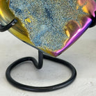 Rainbow Aura Amethyst Heart on a Metal Stand, 0.4 lbs & 3.5" Tall #5463RA-013 - Brazil GemsBrazil GemsRainbow Aura Amethyst Heart on a Metal Stand, 0.4 lbs & 3.5" Tall #5463RA-013Hearts5463RA-013