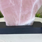 Rose Quartz Polished Slice on a Wood Base 8.5" Tall #6100RQ - 023 - Brazil GemsBrazil GemsRose Quartz Polished Slice on a Wood Base 8.5" Tall #6100RQ - 023Slices on Wood Bases6100RQ - 023