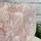 Rose Quartz Polished Slice with Rough Edges on a Wood Base Model 8" Tall Model #6100RQ-049 by Brazil Gems - Brazil GemsBrazil GemsRose Quartz Polished Slice with Rough Edges on a Wood Base Model 8" Tall Model #6100RQ-049 by Brazil GemsSlices on Wood Bases6100RQ-049