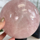 Rose Quartz Sphere on a Wood Base, 12.2 lbs & 7.4" Tall #5632 - 0019 - Brazil GemsBrazil GemsRose Quartz Sphere on a Wood Base, 12.2 lbs & 7.4" Tall #5632 - 0019Spheres5632 - 0019