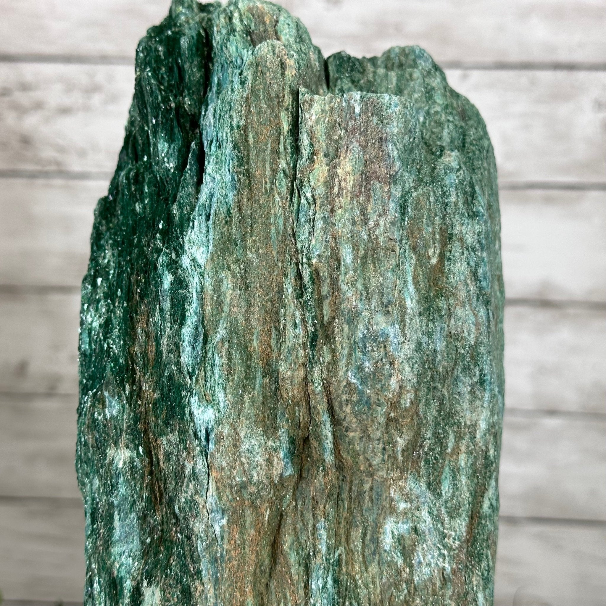 Rough Fuchsite Freeform Gemstone, 48.5 lbs & 14” tall #3302FS-002 - Brazil GemsBrazil GemsRough Fuchsite Freeform Gemstone, 48.5 lbs & 14” tall #3302FS-002Freeform & Unique Shapes3302FS-002