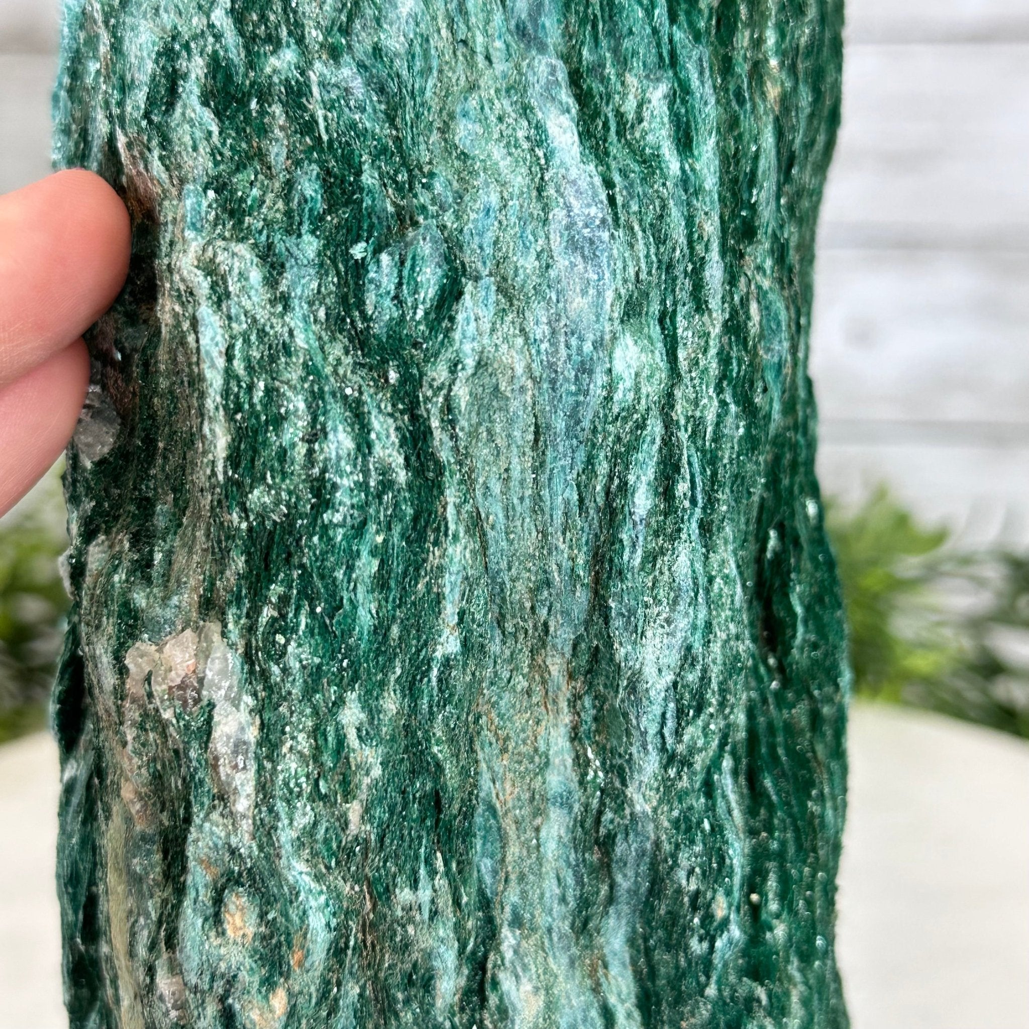 Rough Fuchsite Freeform Gemstone, 48.5 lbs & 14” tall #3302FS-002 - Brazil GemsBrazil GemsRough Fuchsite Freeform Gemstone, 48.5 lbs & 14” tall #3302FS-002Freeform & Unique Shapes3302FS-002