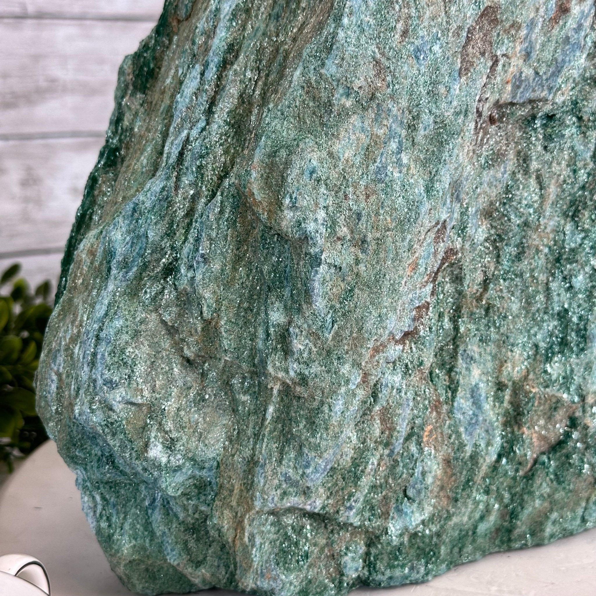 Rough Fuchsite Freeform Gemstone, 48.5 lbs & 14” tall #3302FS-002 - Brazil GemsBrazil GemsRough Fuchsite Freeform Gemstone, 48.5 lbs & 14” tall #3302FS-002Freeform & Unique Shapes3302FS-002