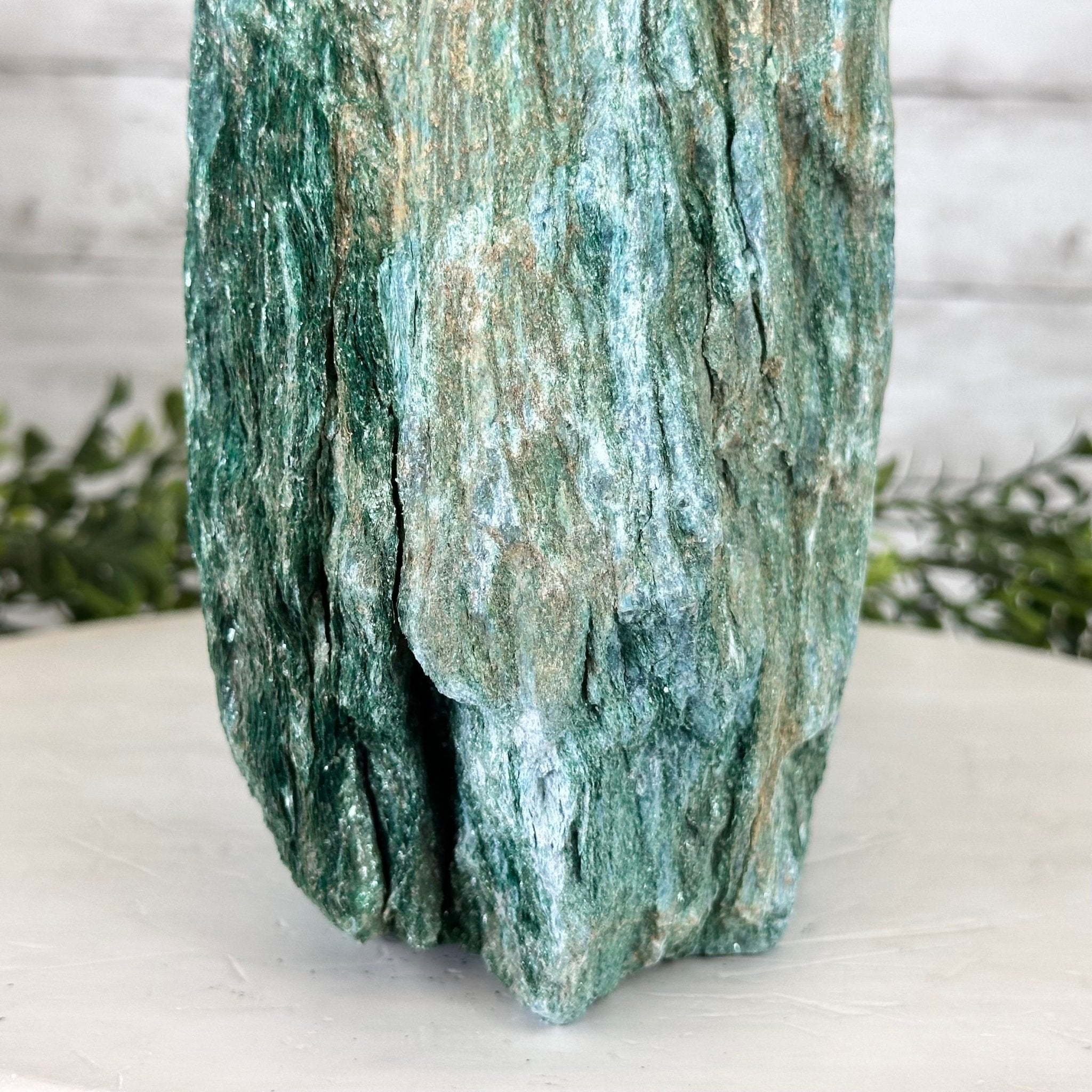 Rough Fuchsite Freeform Gemstone, 48.5 lbs & 14” tall #3302FS-002 - Brazil GemsBrazil GemsRough Fuchsite Freeform Gemstone, 48.5 lbs & 14” tall #3302FS-002Freeform & Unique Shapes3302FS-002