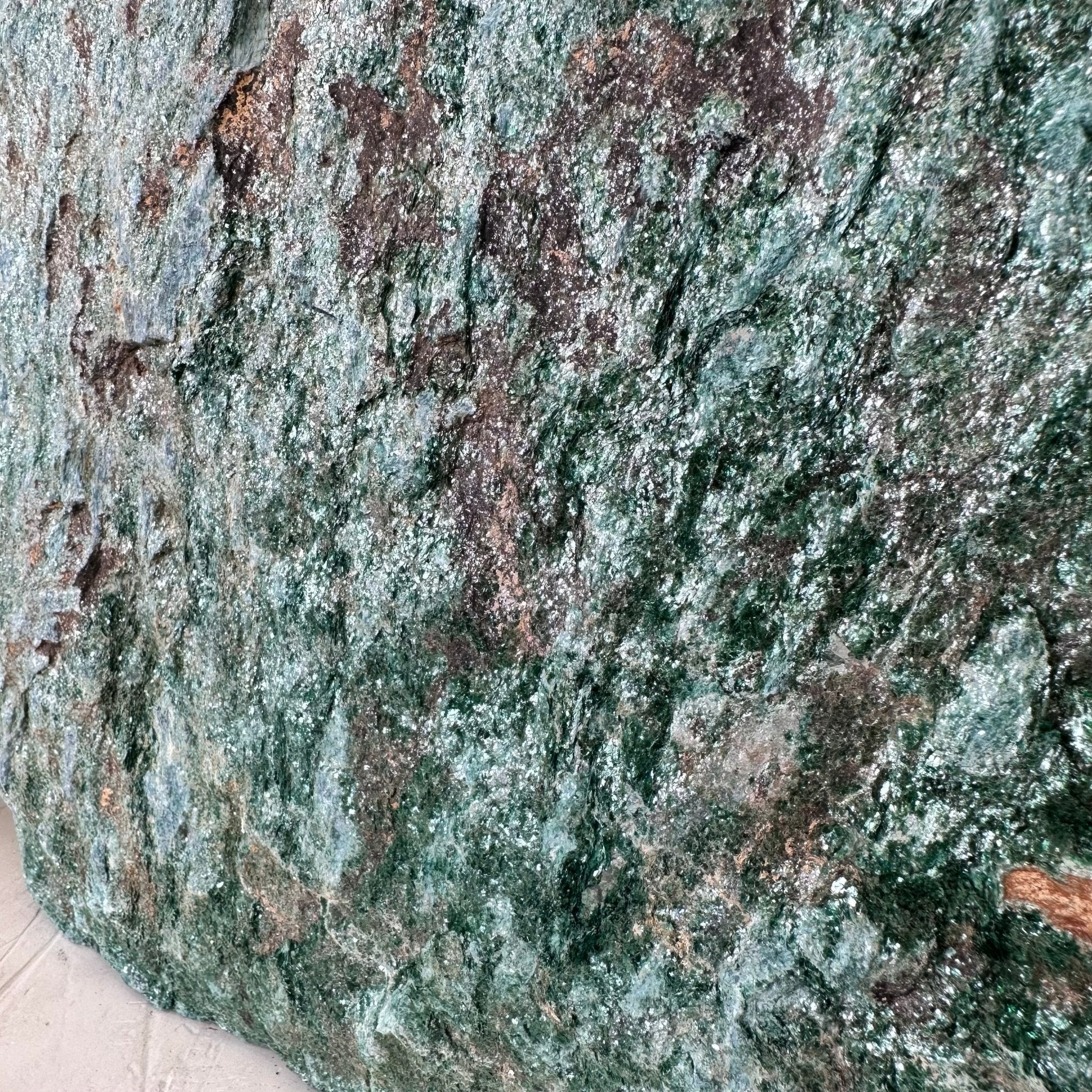 Rough Fuchsite Freeform Gemstone, 48.5 lbs & 14” tall #3302FS-002 - Brazil GemsBrazil GemsRough Fuchsite Freeform Gemstone, 48.5 lbs & 14” tall #3302FS-002Freeform & Unique Shapes3302FS-002