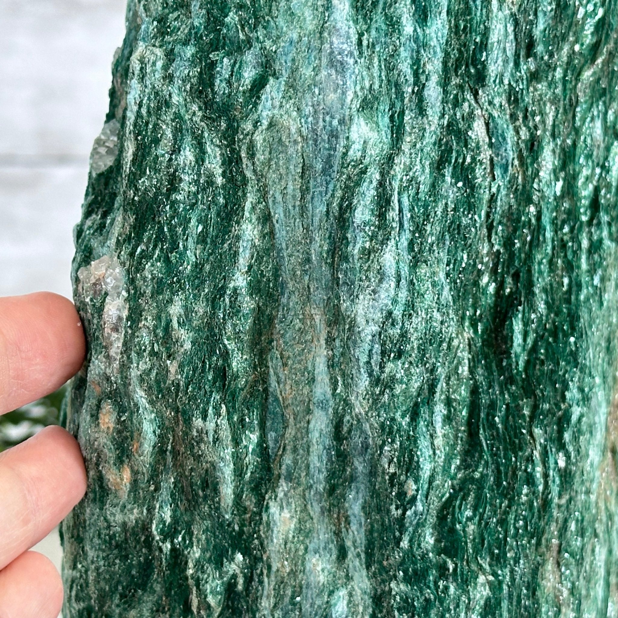 Rough Fuchsite Freeform Gemstone, 48.5 lbs & 14” tall #3302FS-002 - Brazil GemsBrazil GemsRough Fuchsite Freeform Gemstone, 48.5 lbs & 14” tall #3302FS-002Freeform & Unique Shapes3302FS-002