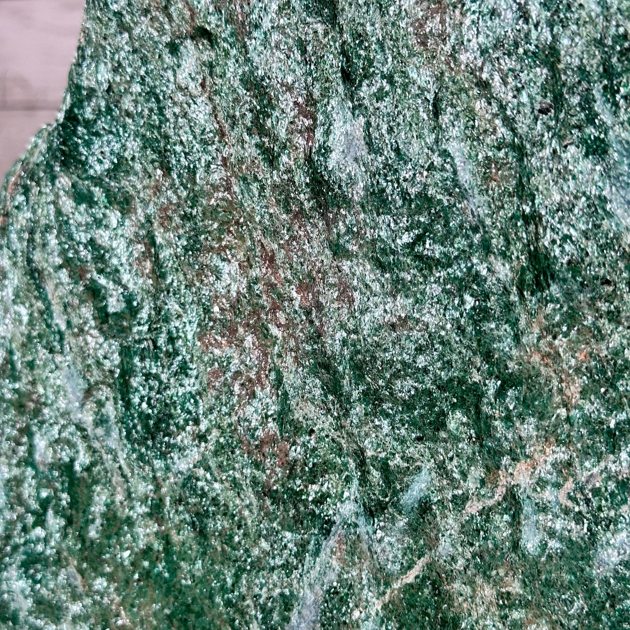 Rough Fuchsite Freeform Gemstone, 48.5 lbs & 14” tall #3302FS-002 - Brazil GemsBrazil GemsRough Fuchsite Freeform Gemstone, 48.5 lbs & 14” tall #3302FS-002Freeform & Unique Shapes3302FS-002