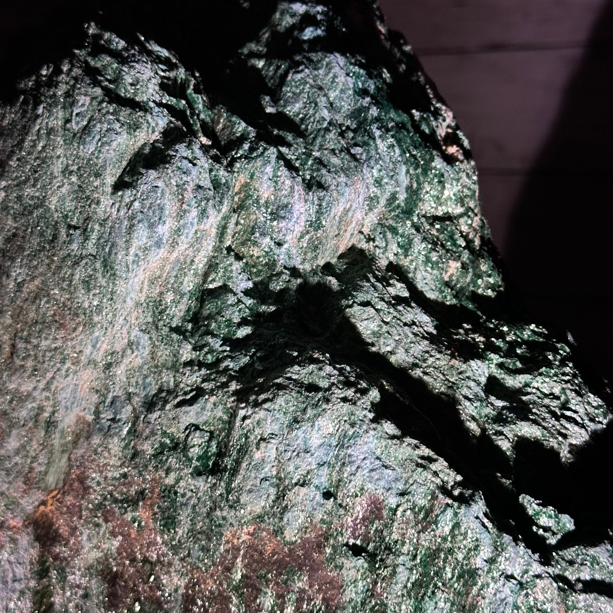 Rough Fuchsite Freeform Gemstone, 48.5 lbs & 14” tall #3302FS-002 - Brazil GemsBrazil GemsRough Fuchsite Freeform Gemstone, 48.5 lbs & 14” tall #3302FS-002Freeform & Unique Shapes3302FS-002