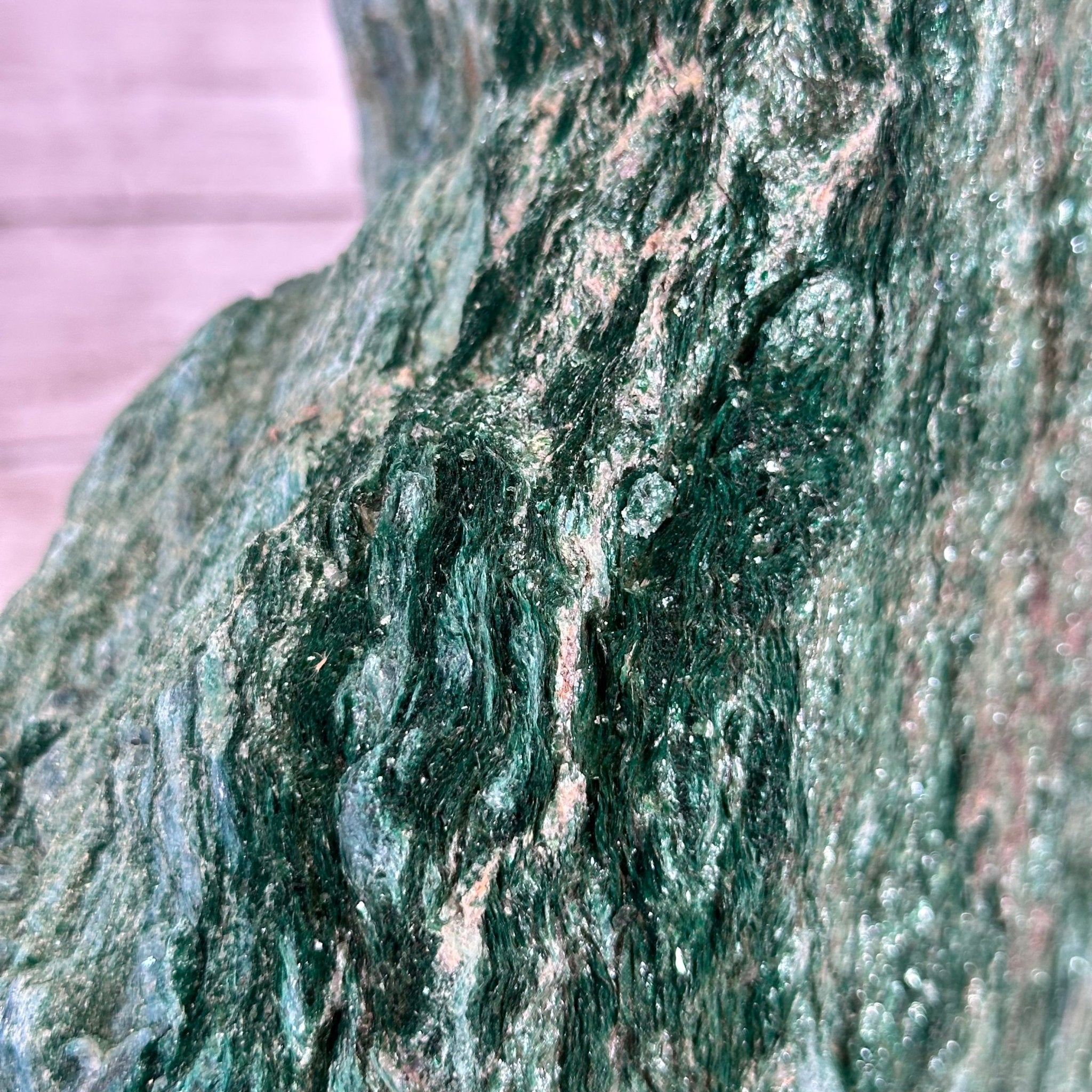 Rough Fuchsite Freeform Gemstone, 48.5 lbs & 14” tall #3302FS-002 - Brazil GemsBrazil GemsRough Fuchsite Freeform Gemstone, 48.5 lbs & 14” tall #3302FS-002Freeform & Unique Shapes3302FS-002