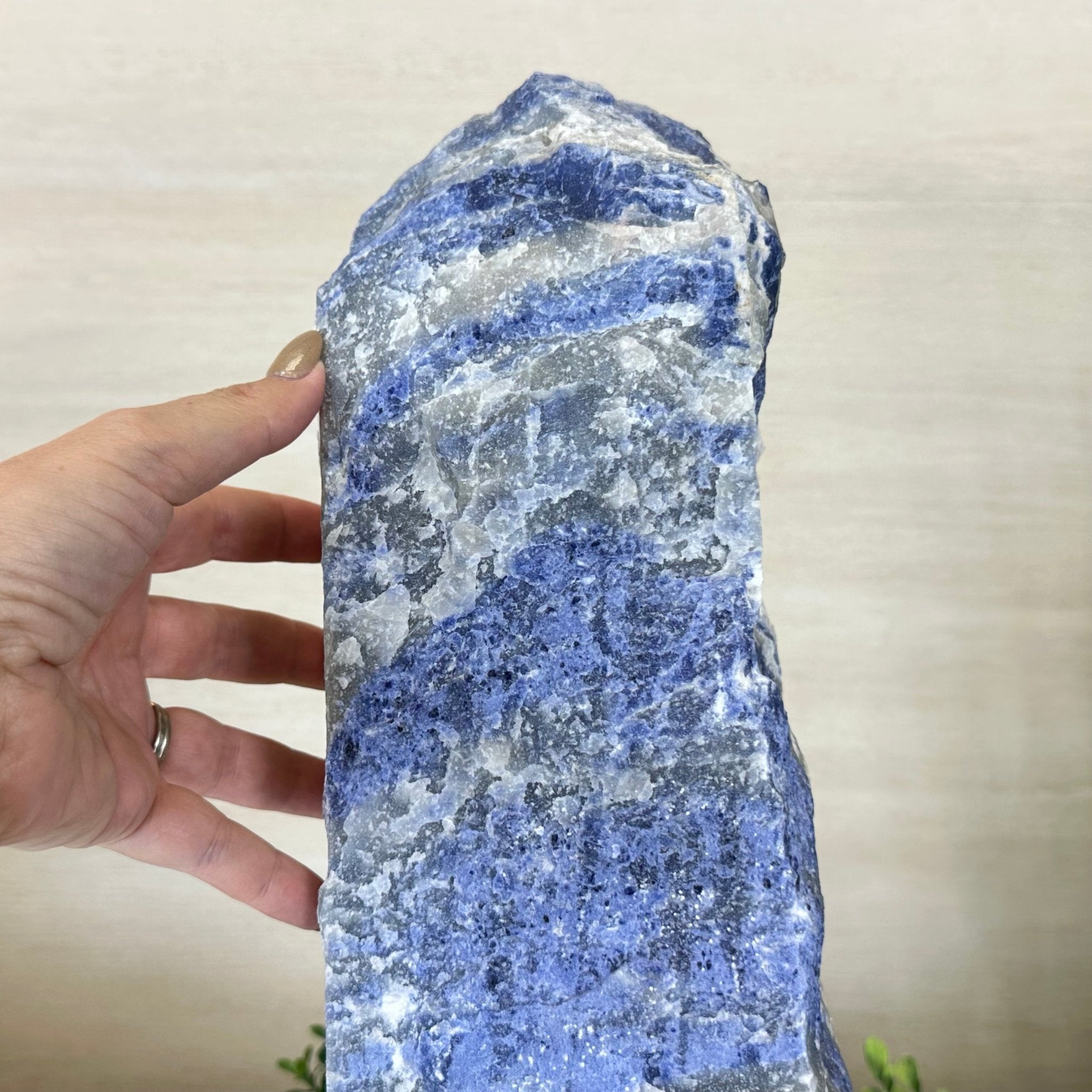 Rough Sodalite Freeform Gemstone, 25.6 lbs & 17.4” Tall 3302SO - 003 - Brazil GemsBrazil GemsRough Sodalite Freeform Gemstone, 25.6 lbs & 17.4” Tall 3302SO - 003Freeform & Unique Shapes3302SO - 003