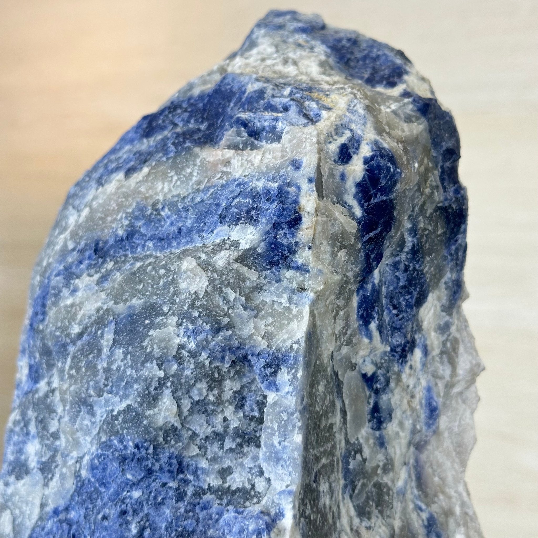 Rough Sodalite Freeform Gemstone, 25.6 lbs & 17.4” Tall 3302SO - 003 - Brazil GemsBrazil GemsRough Sodalite Freeform Gemstone, 25.6 lbs & 17.4” Tall 3302SO - 003Freeform & Unique Shapes3302SO - 003