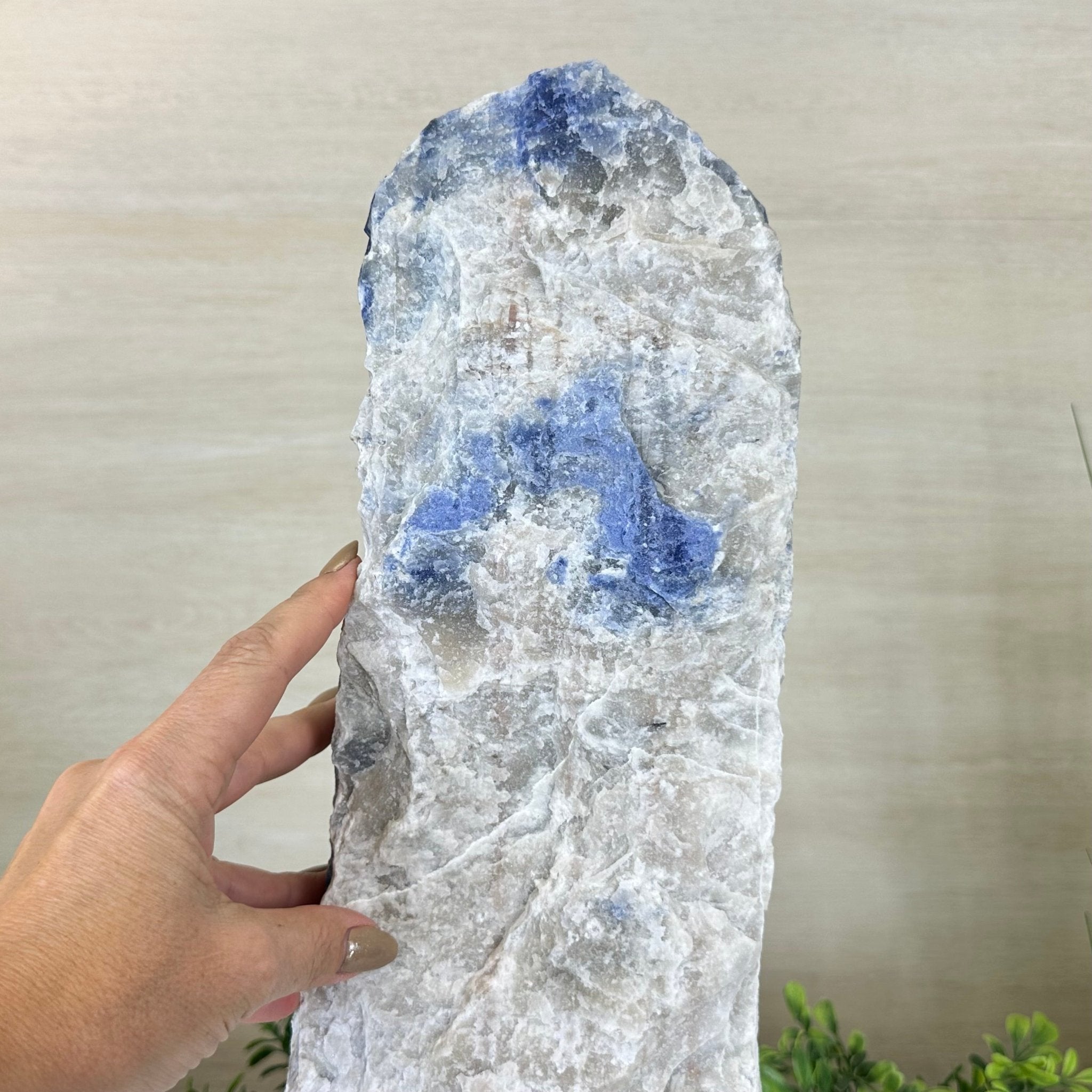 Rough Sodalite Freeform Gemstone, 25.6 lbs & 17.4” Tall 3302SO - 003 - Brazil GemsBrazil GemsRough Sodalite Freeform Gemstone, 25.6 lbs & 17.4” Tall 3302SO - 003Freeform & Unique Shapes3302SO - 003