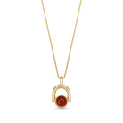 Round Gold Plated Necklace & Earring Set w/ Natural Gemstones - Brazil GemsBrazil GemsRound Gold Plated Necklace & Earring Set w/ Natural GemstonesNecklace & Earring Set14GP0040 - 130