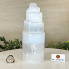 Selenite Tower Crystal Night Light, 2.8 lbs & 8" Tall 5802ST - 007 - Brazil GemsBrazil GemsSelenite Tower Crystal Night Light, 2.8 lbs & 8" Tall 5802ST - 007Night Lights5802ST - 007