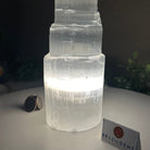 Selenite Tower Crystal Night Light, 3.1 lbs & 8" Tall 5802ST - 010 - Brazil GemsBrazil GemsSelenite Tower Crystal Night Light, 3.1 lbs & 8" Tall 5802ST - 010Night Lights5802ST - 010