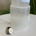 Selenite Tower Crystal Night Light, 3.3 lbs & 7.9" Tall 5802ST - 015 - Brazil GemsBrazil GemsSelenite Tower Crystal Night Light, 3.3 lbs & 7.9" Tall 5802ST - 015Night Lights5802ST - 015