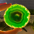 Set of 4 Agate Coasters in Natural, Pink, Green & Blue Dyed color mix, 3.5" to 4.5" each, 4 piece-set Model #5203PINK - Brazil GemsBrazil GemsSet of 4 Agate Coasters in Natural, Pink, Green & Blue Dyed color mix, 3.5" to 4.5" each, 4 piece-set Model #5203PINKCoaster Sets5203PINK