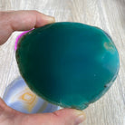 Set of 4 Agate Coasters in Natural, Pink, Green & Blue Dyed color mix, 3.5" to 4.5" each, 4 piece-set Model #5203PINK - Brazil GemsBrazil GemsSet of 4 Agate Coasters in Natural, Pink, Green & Blue Dyed color mix, 3.5" to 4.5" each, 4 piece-set Model #5203PINKCoaster Sets5203PINK